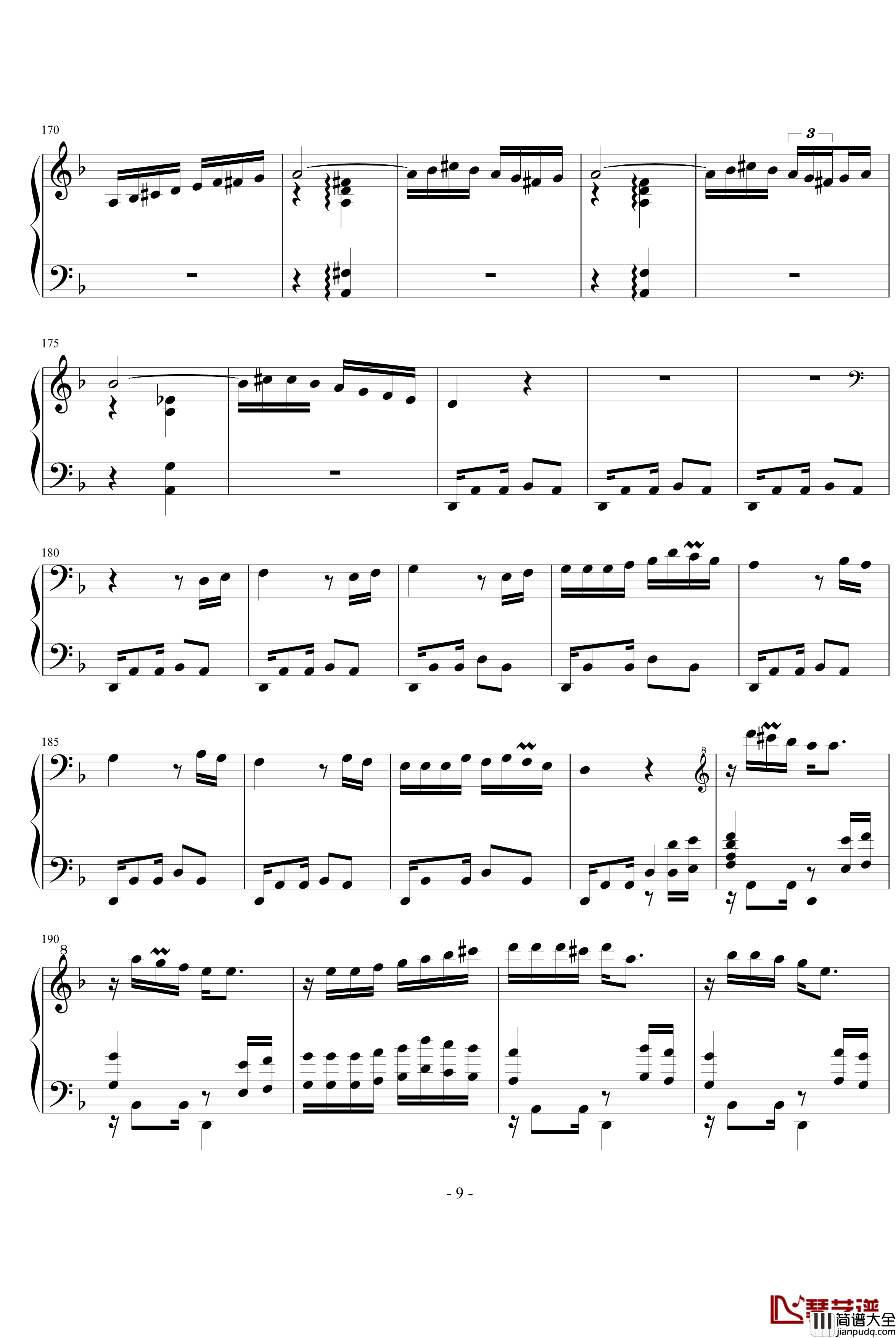 春舞钢琴谱_孙以强