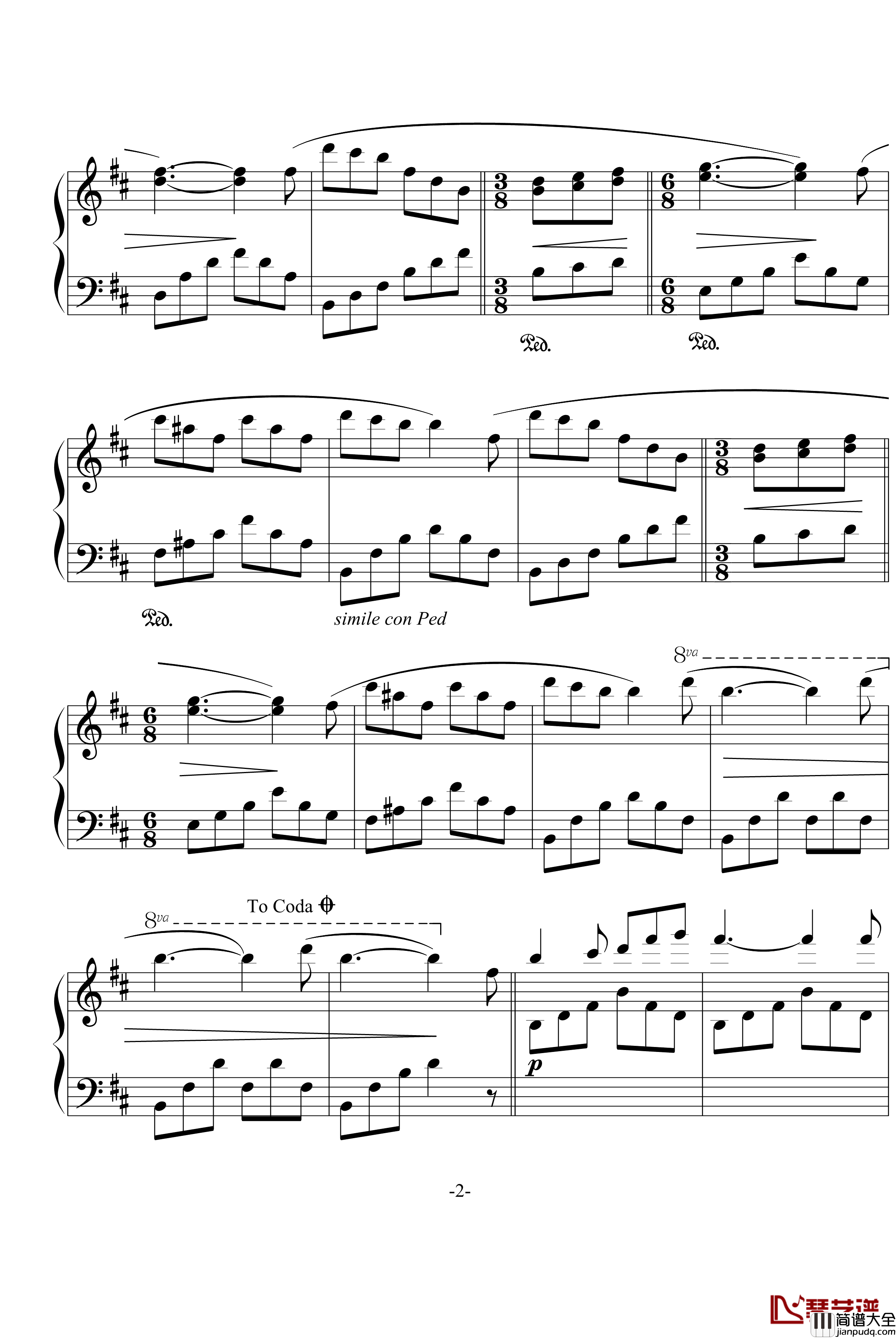 秘密的庭院钢琴谱_克莱德曼