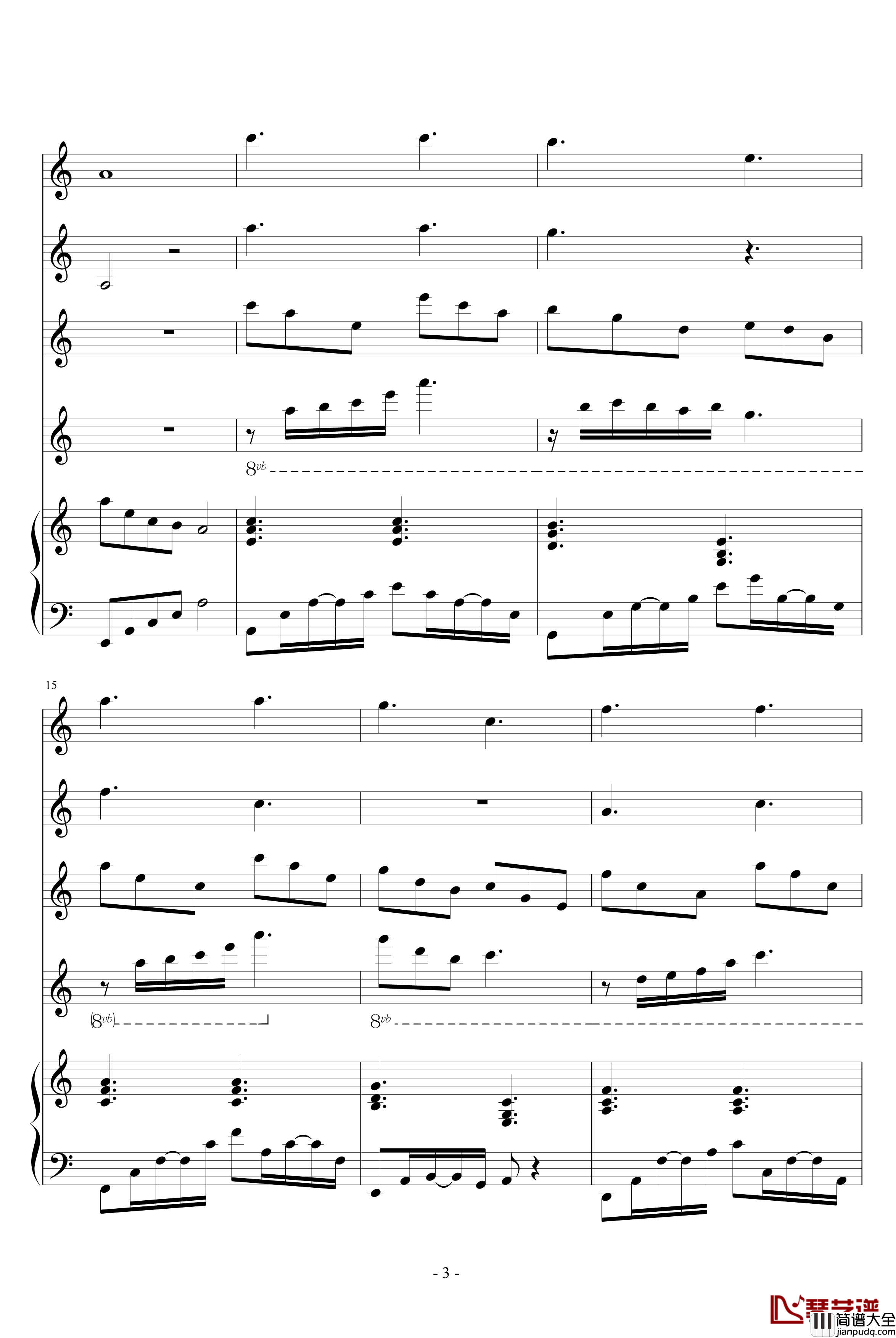 含伤钢琴谱_fluorene