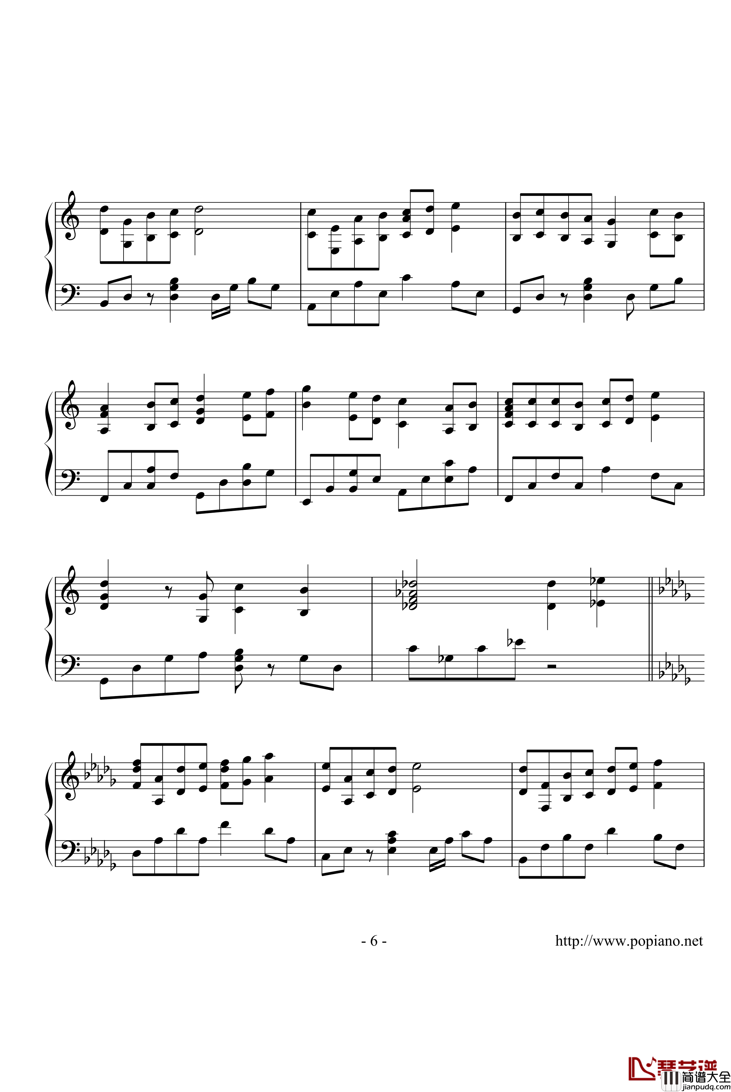 棉花糖钢琴谱_演奏版_至上励合