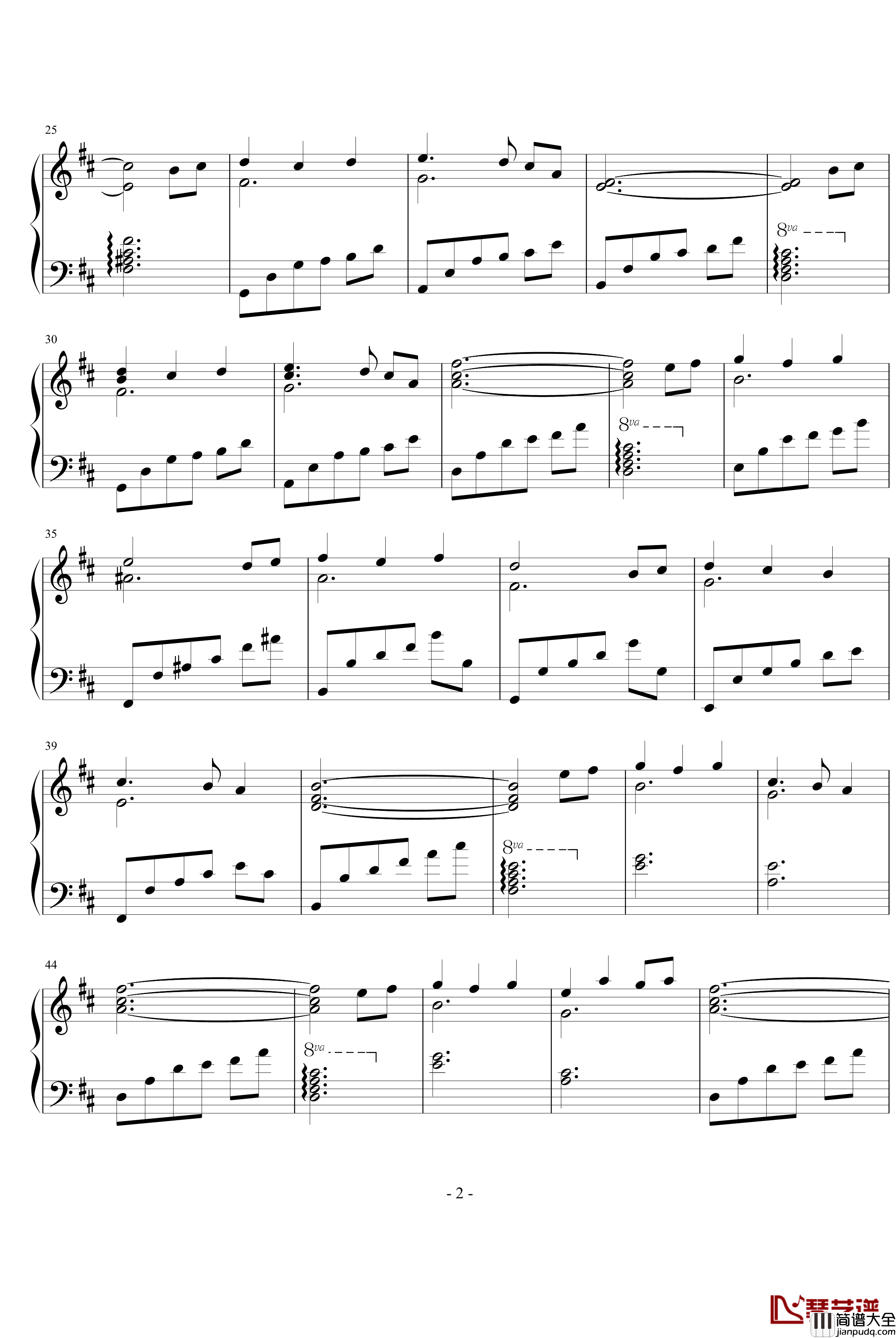 绛红的泪钢琴谱_钢琴叫兽