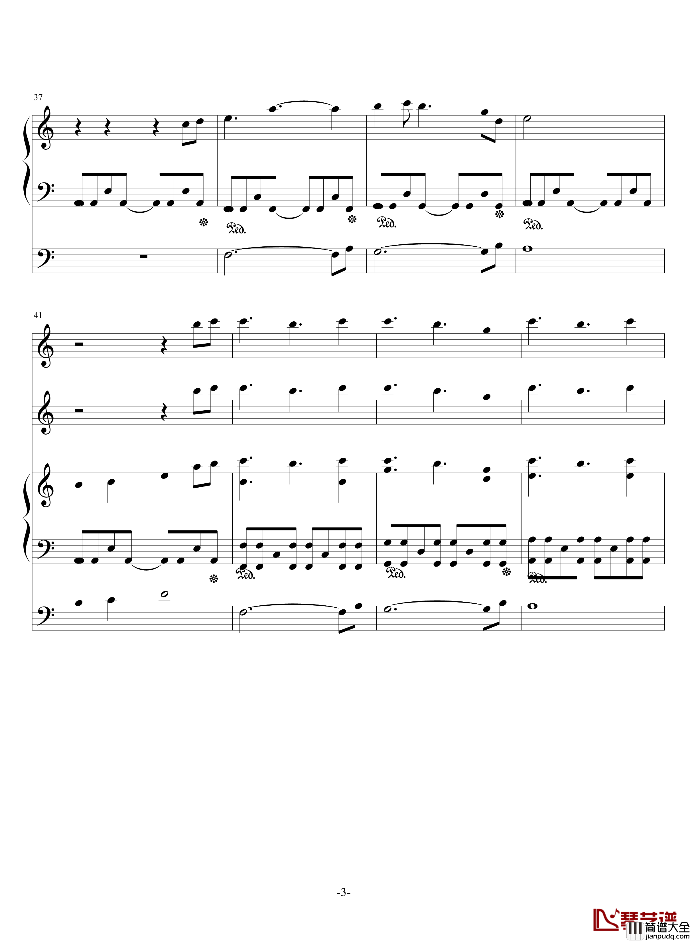 风之彼岸钢琴谱_再版_其实是新曲_3028102