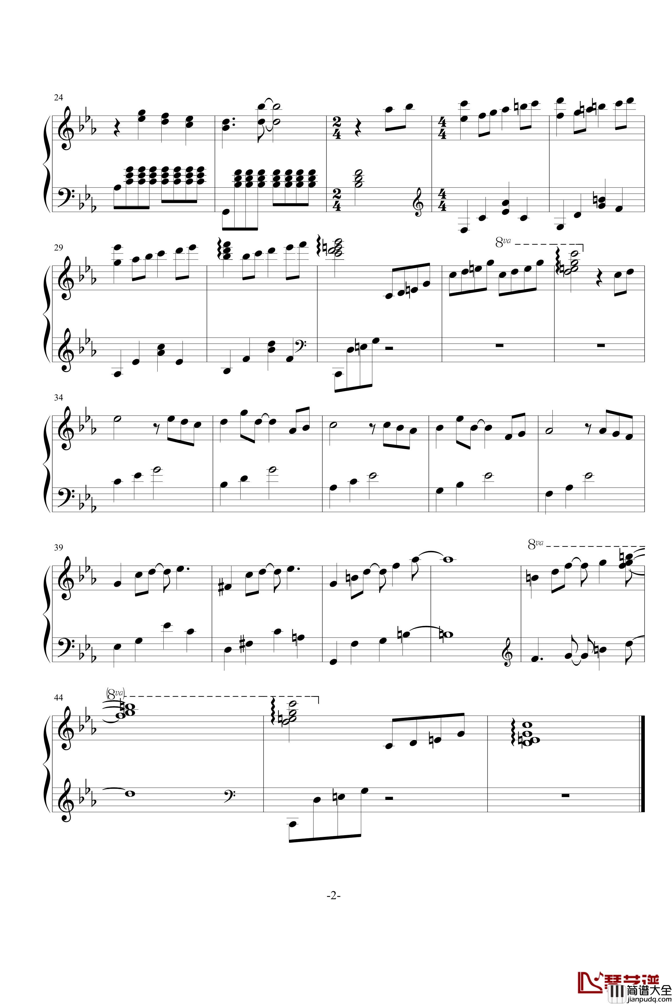 炫紫的泪钢琴谱_每一天