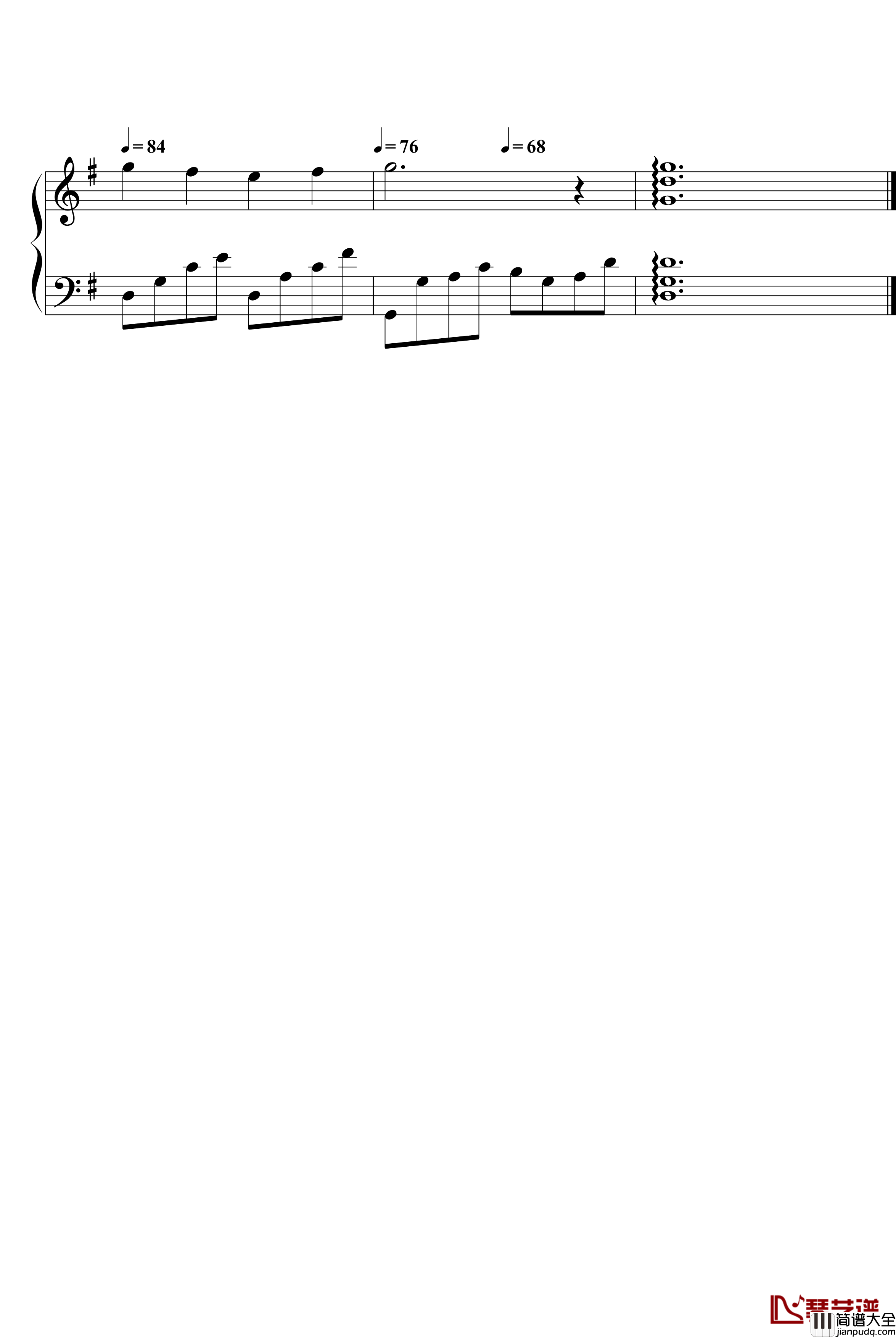 情书钢琴谱_张学友