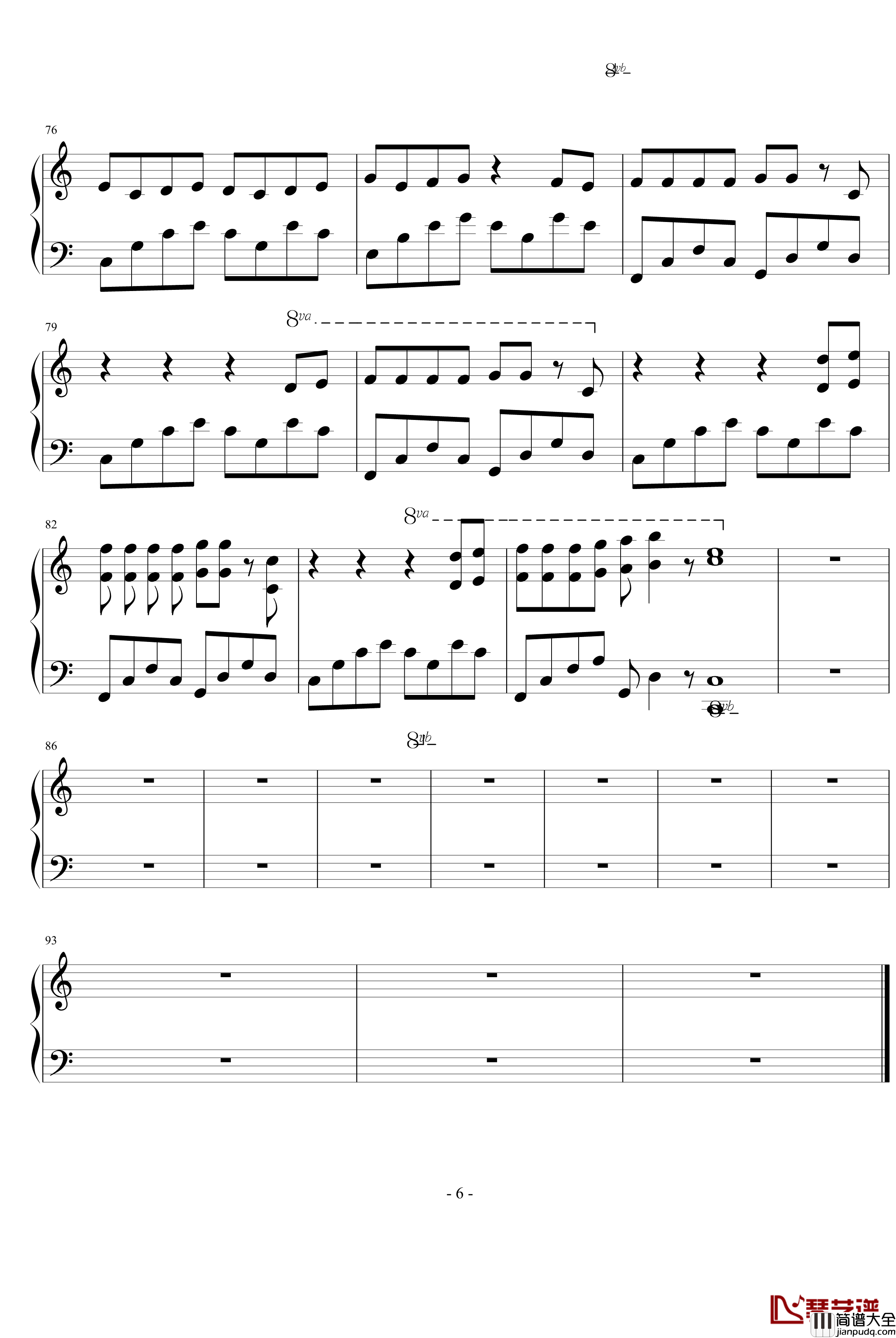 喜悦的泪珠钢琴谱_改编_克莱德曼