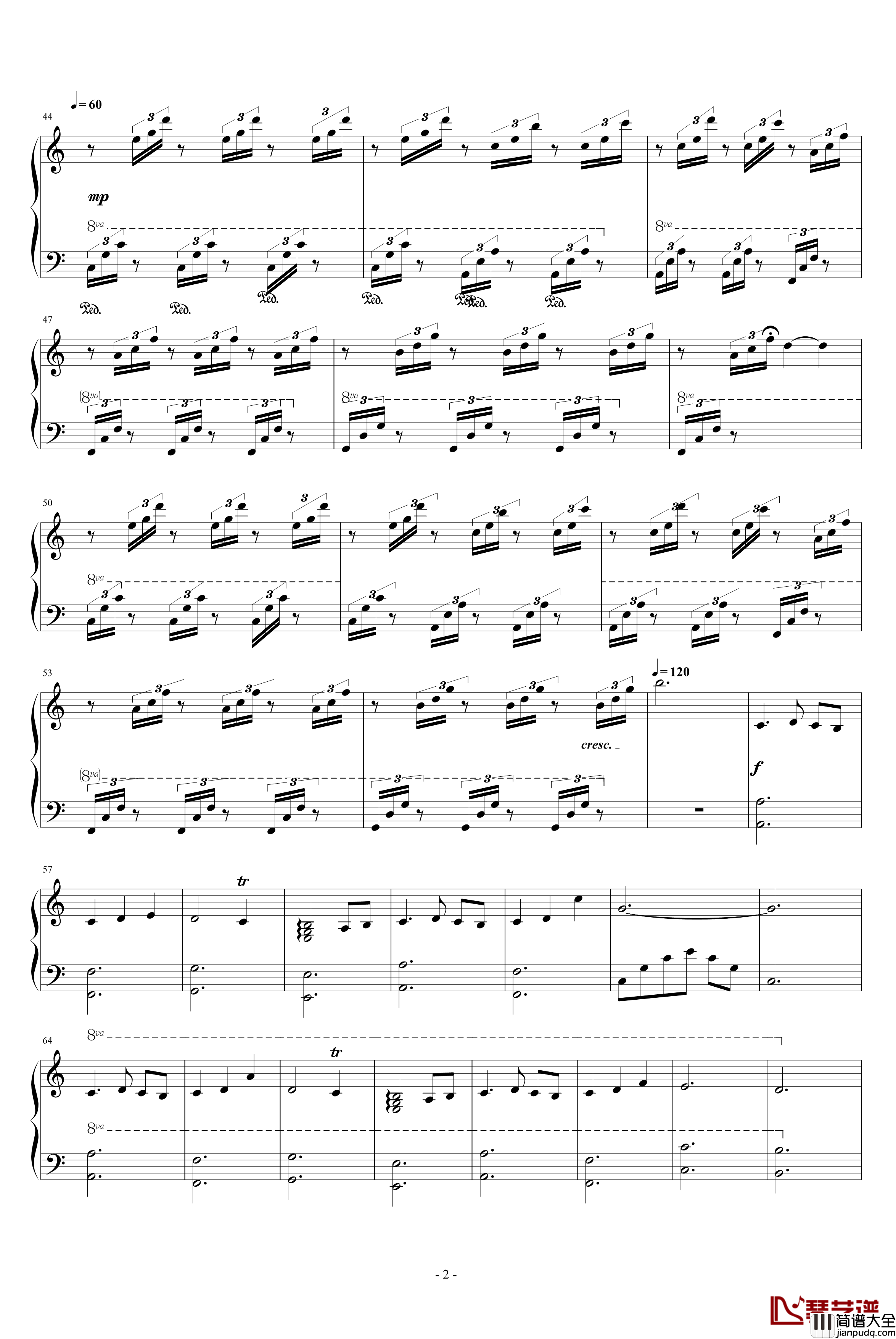 复活钢琴谱_怖怖