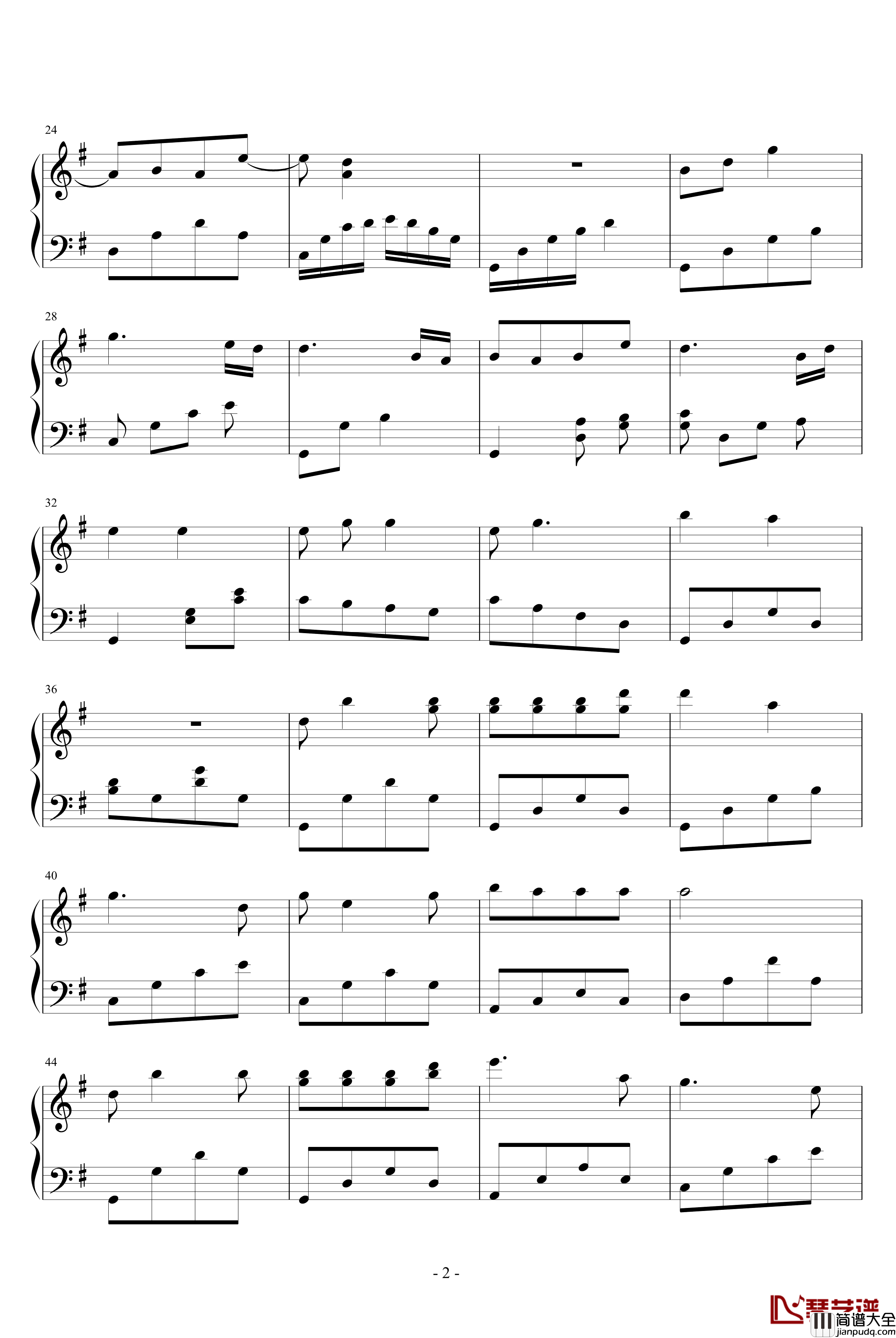 停滞的回忆钢琴谱_俨