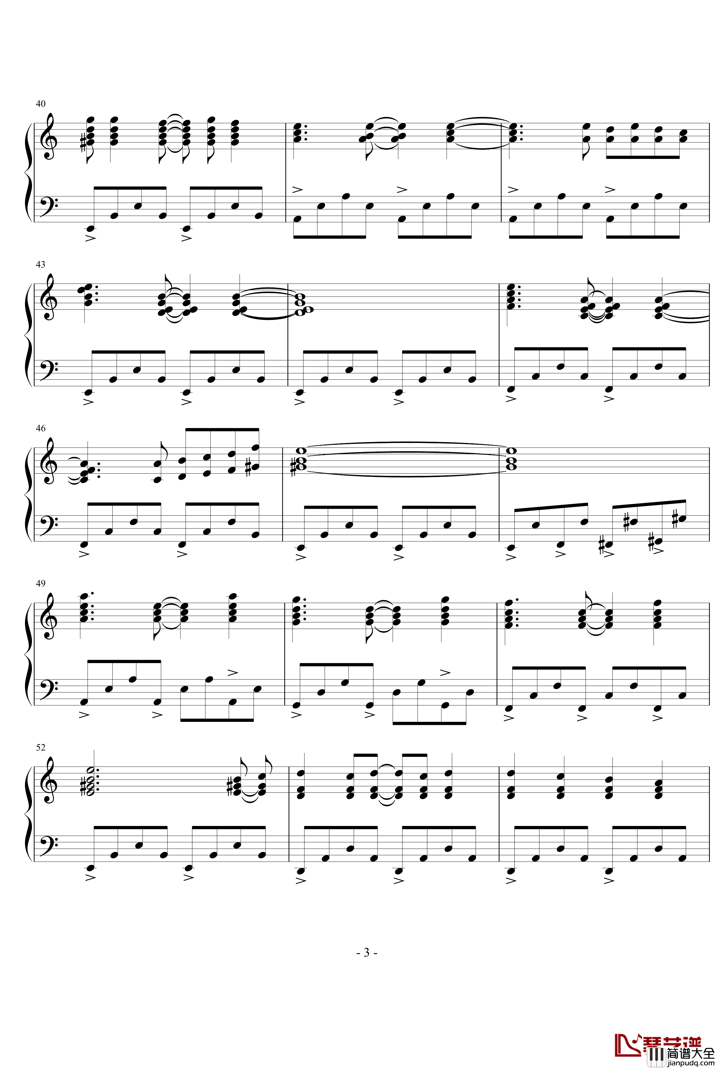 吴大鹏钢琴谱_乱按流之五_钢琴叫兽