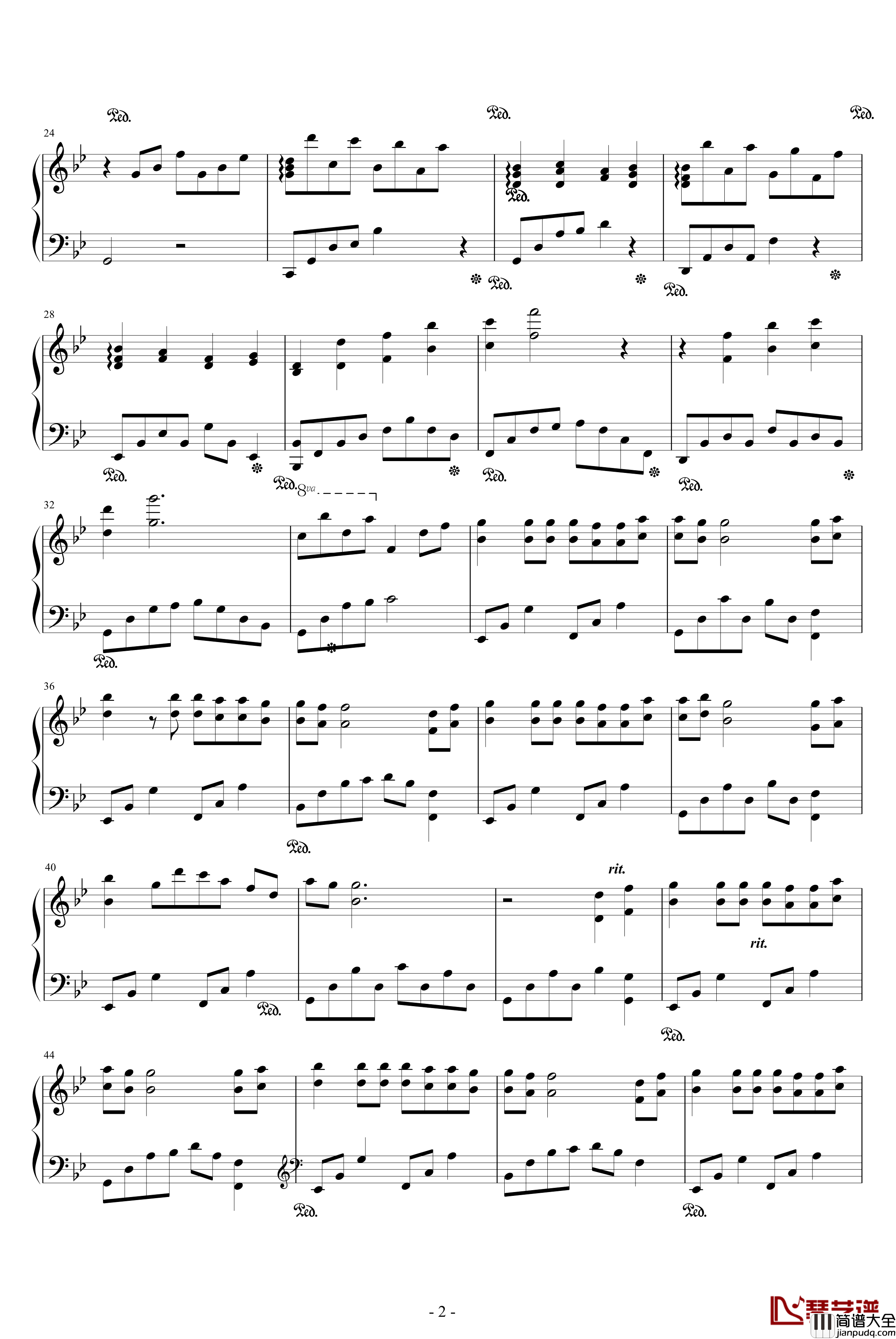 1945钢琴谱_海角七号