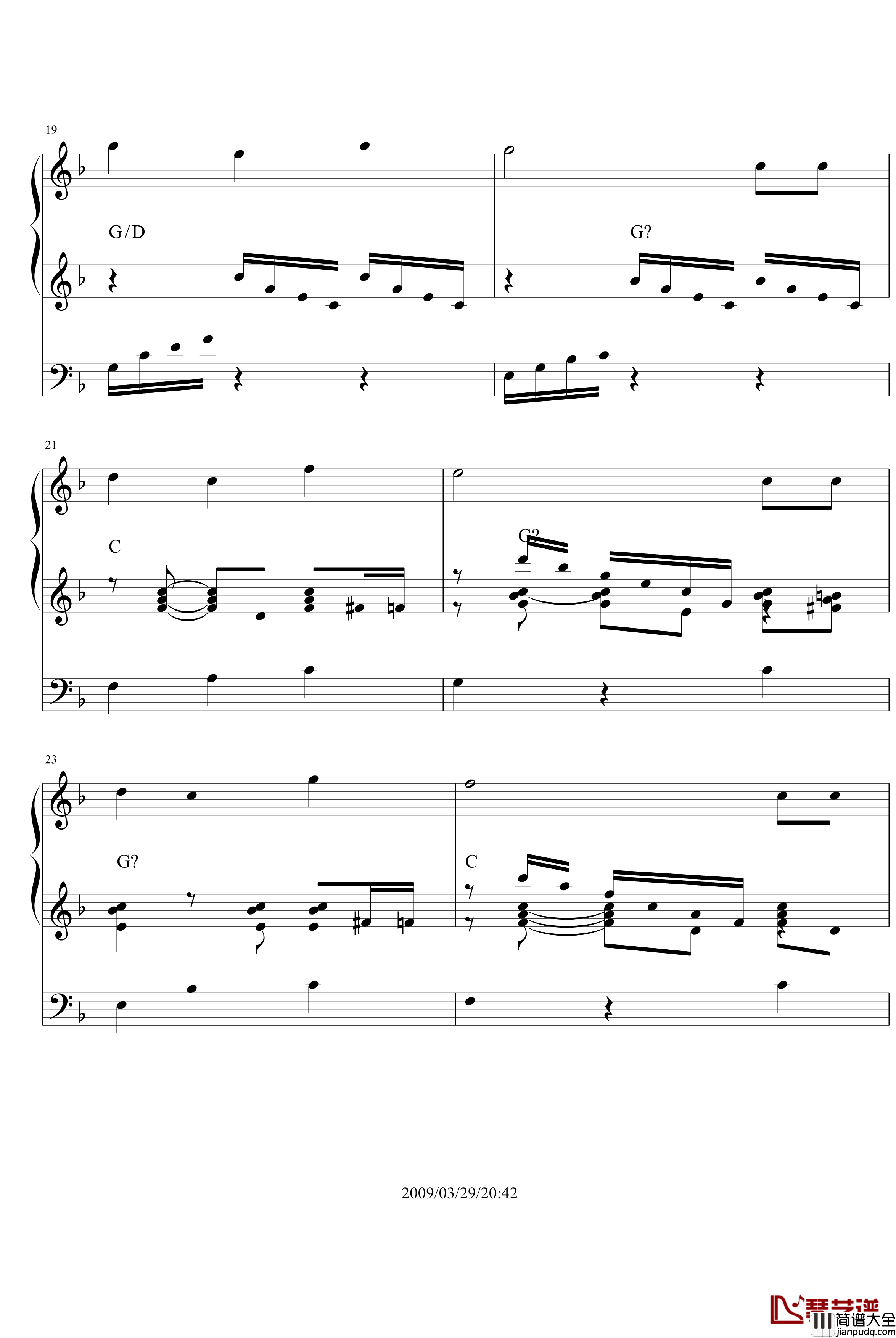 生日歌钢琴谱_爵士版_世界名曲