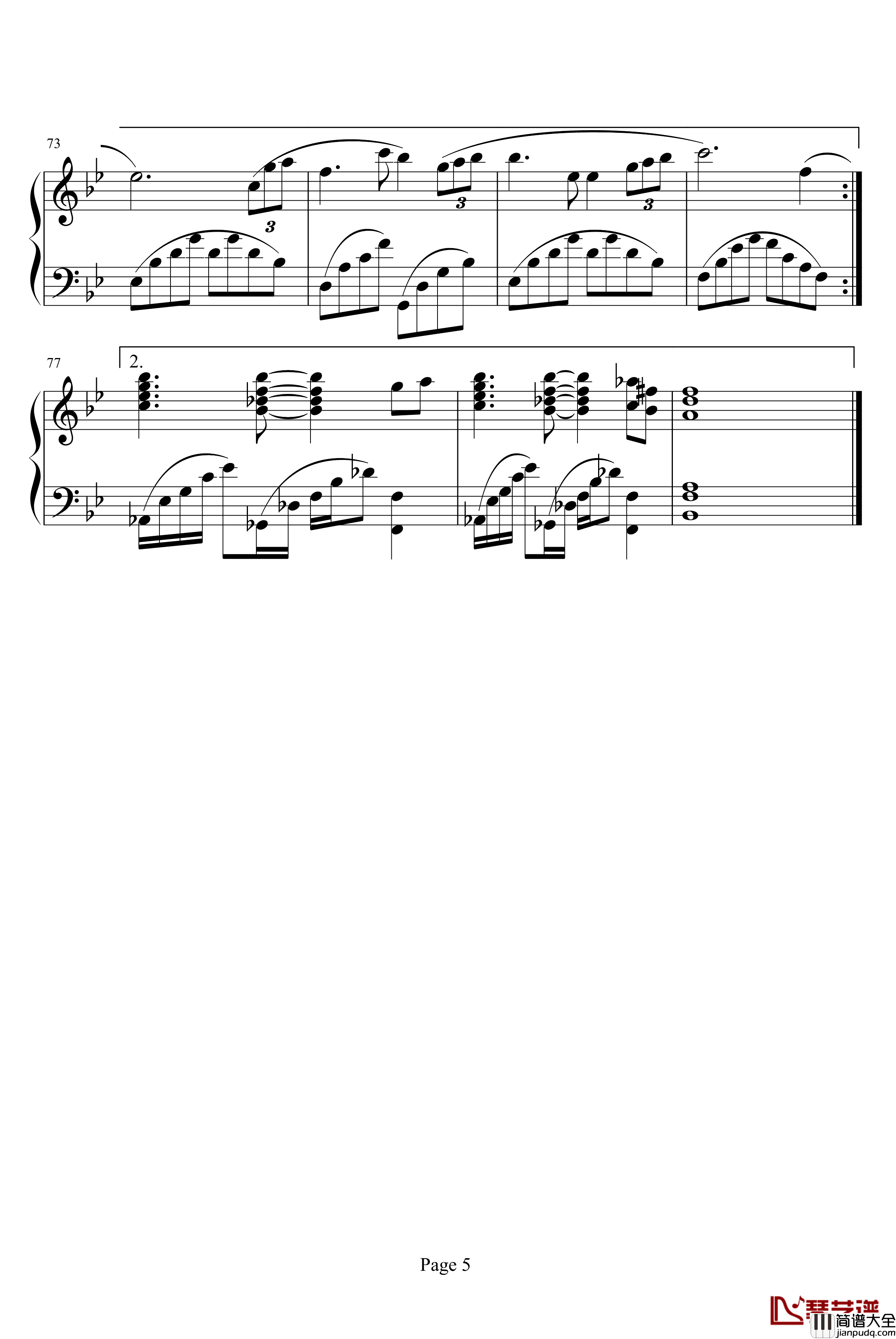 新不了情钢琴谱_王芳