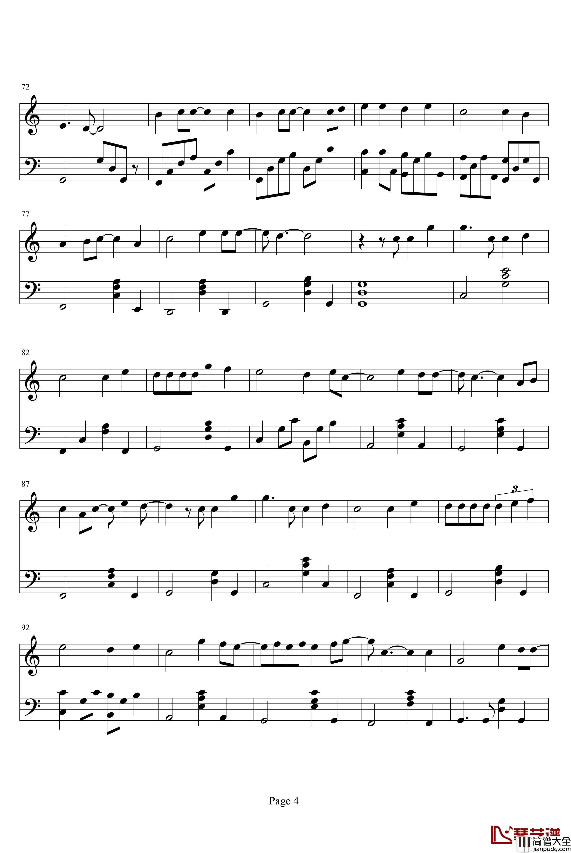 任天堂流泪钢琴谱_古巨基