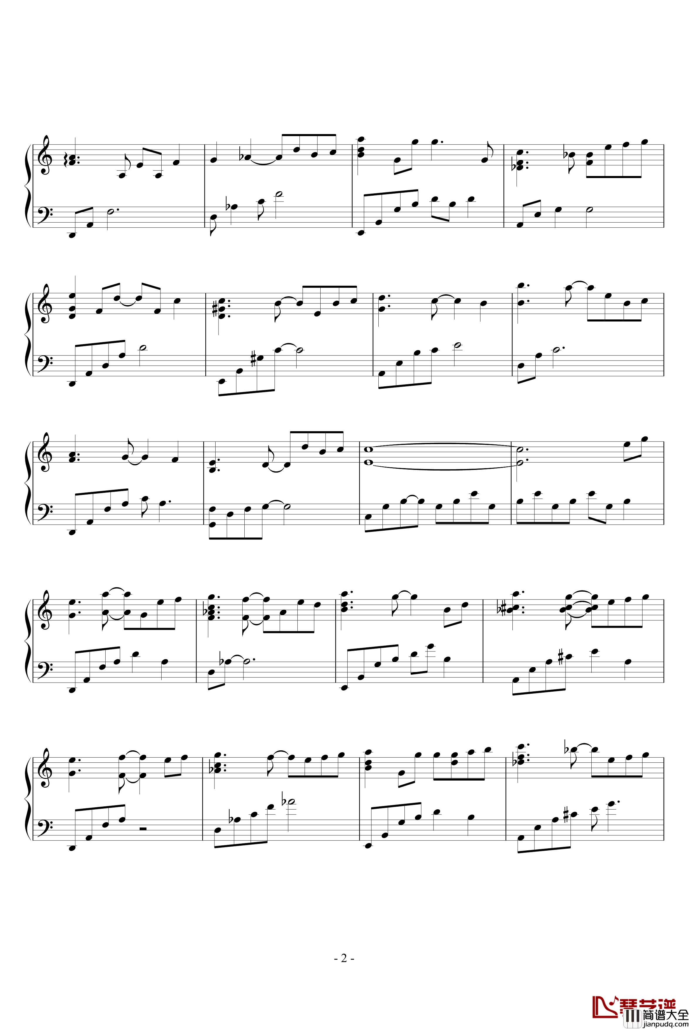 The_Scenery_Begins钢琴谱_Yiruma