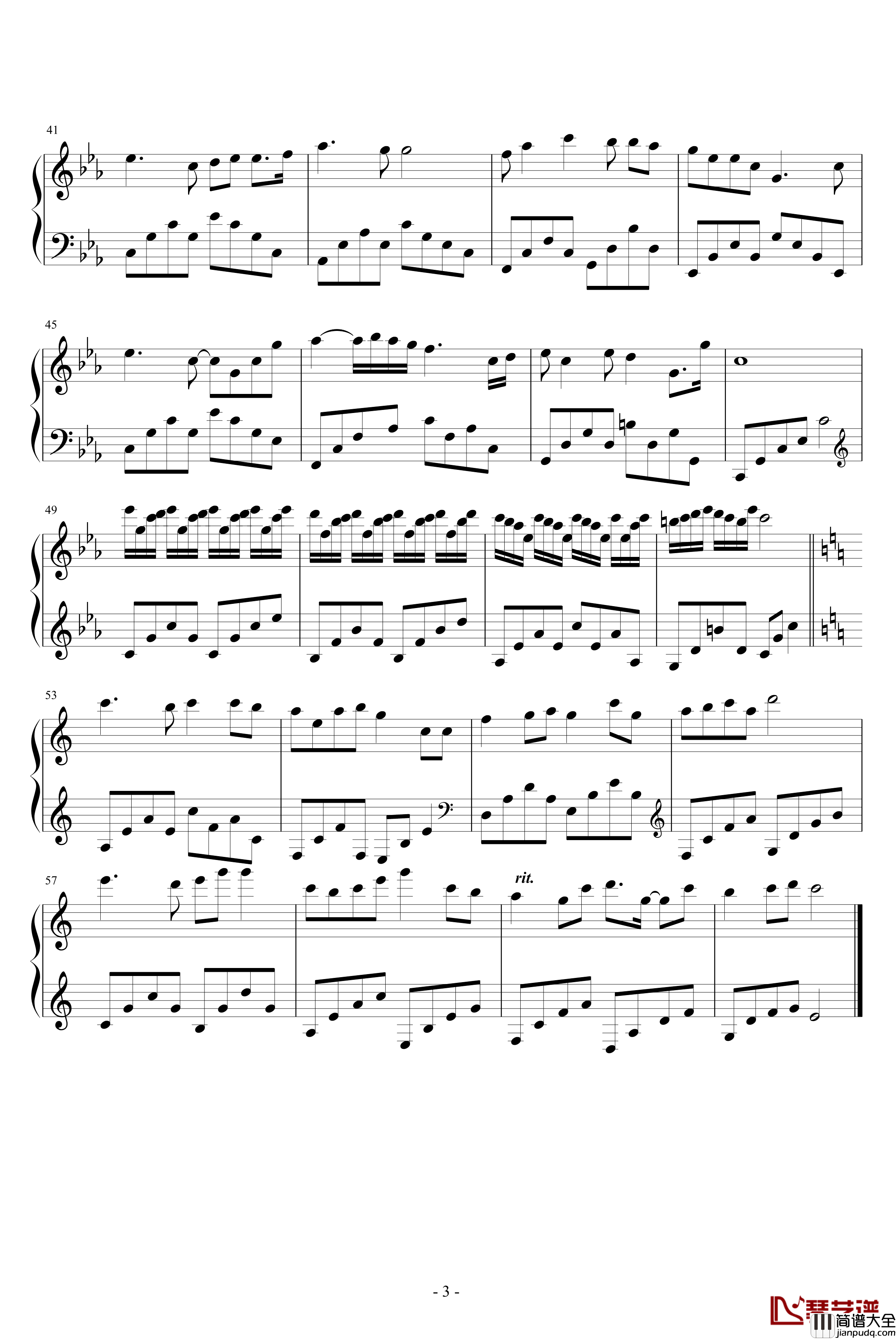 叶落无痕钢琴谱_ss66993300