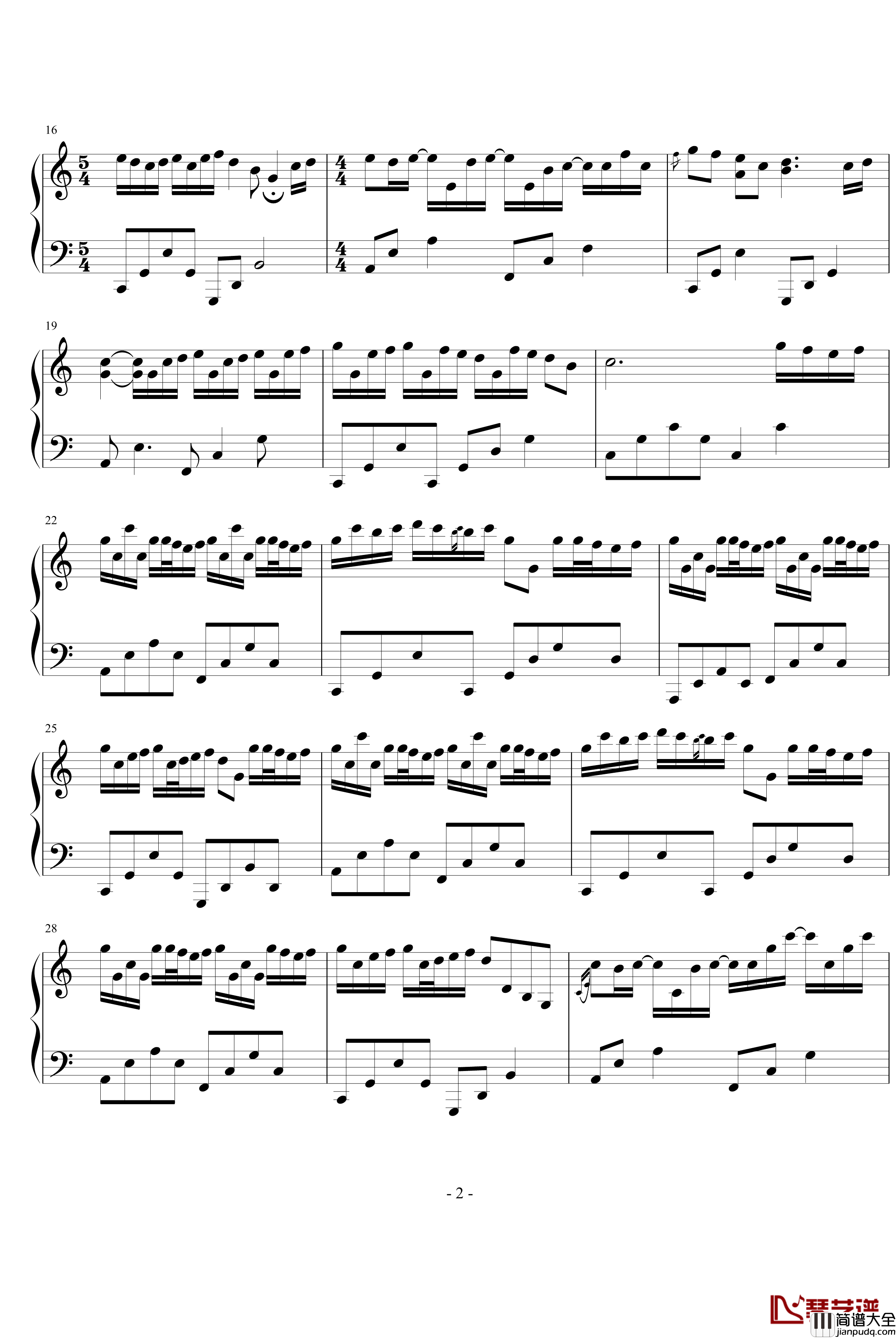 River_flows_in_me钢琴谱_V冲啊