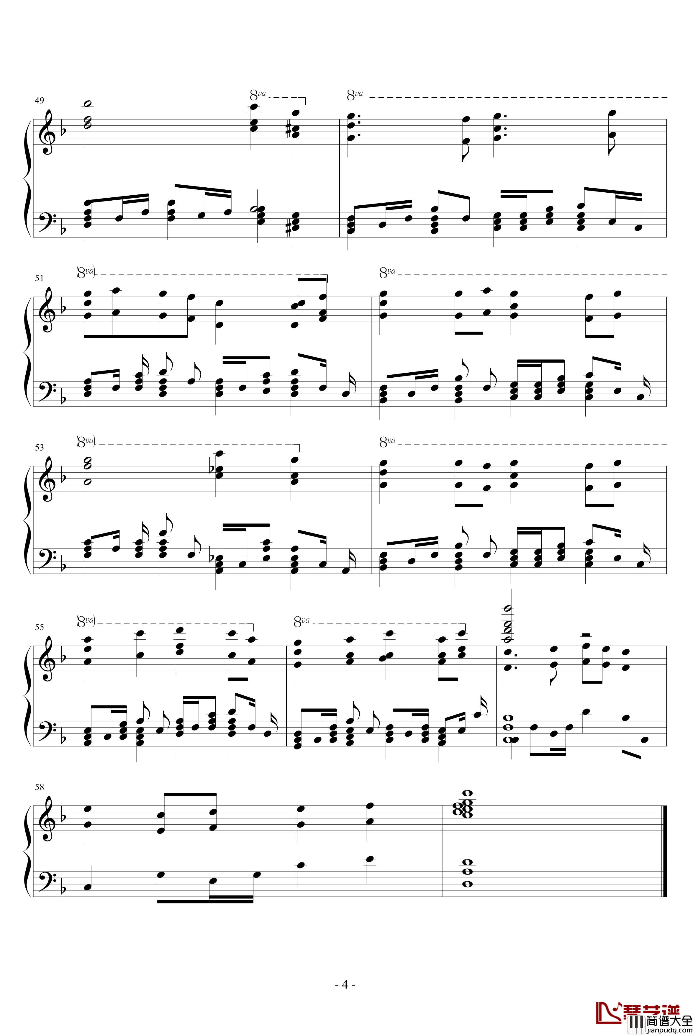 百鬼夜行抄主题曲钢琴谱_钢琴版_森英治