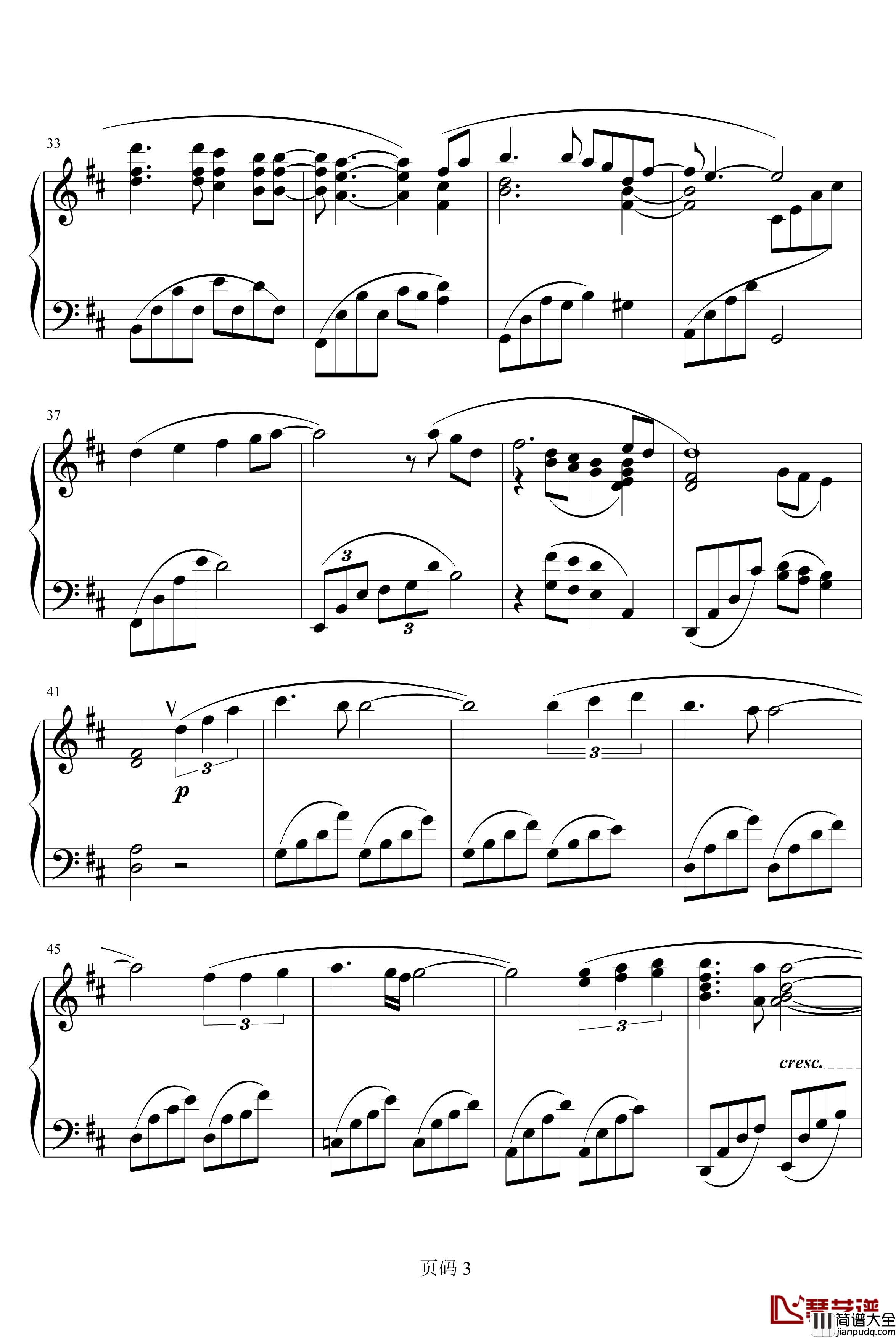 Eyes_on_me钢琴谱_Piano_Version_最终幻想