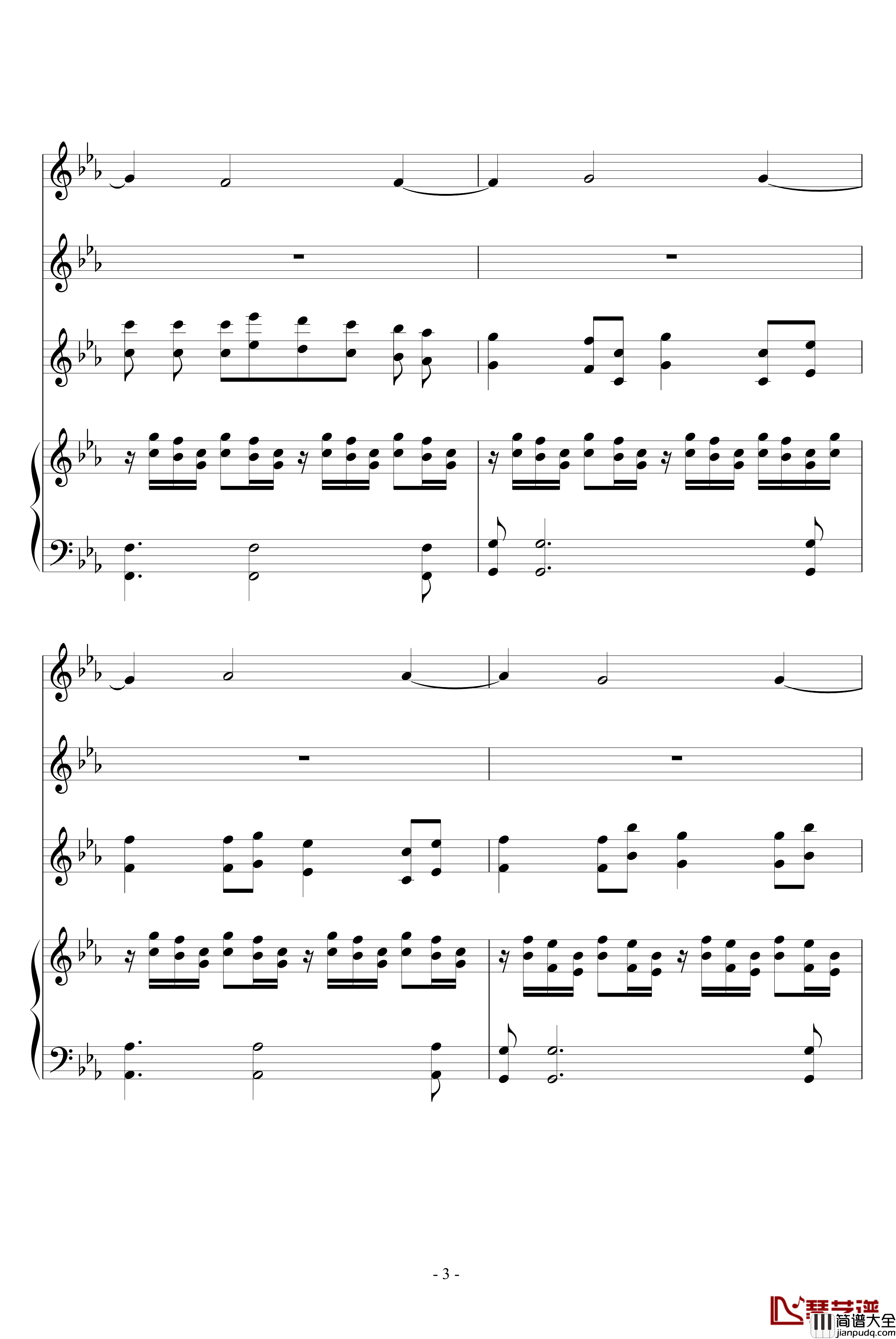 The_Path_of_the_Wind钢琴谱_器乐谱_龙猫_久石让