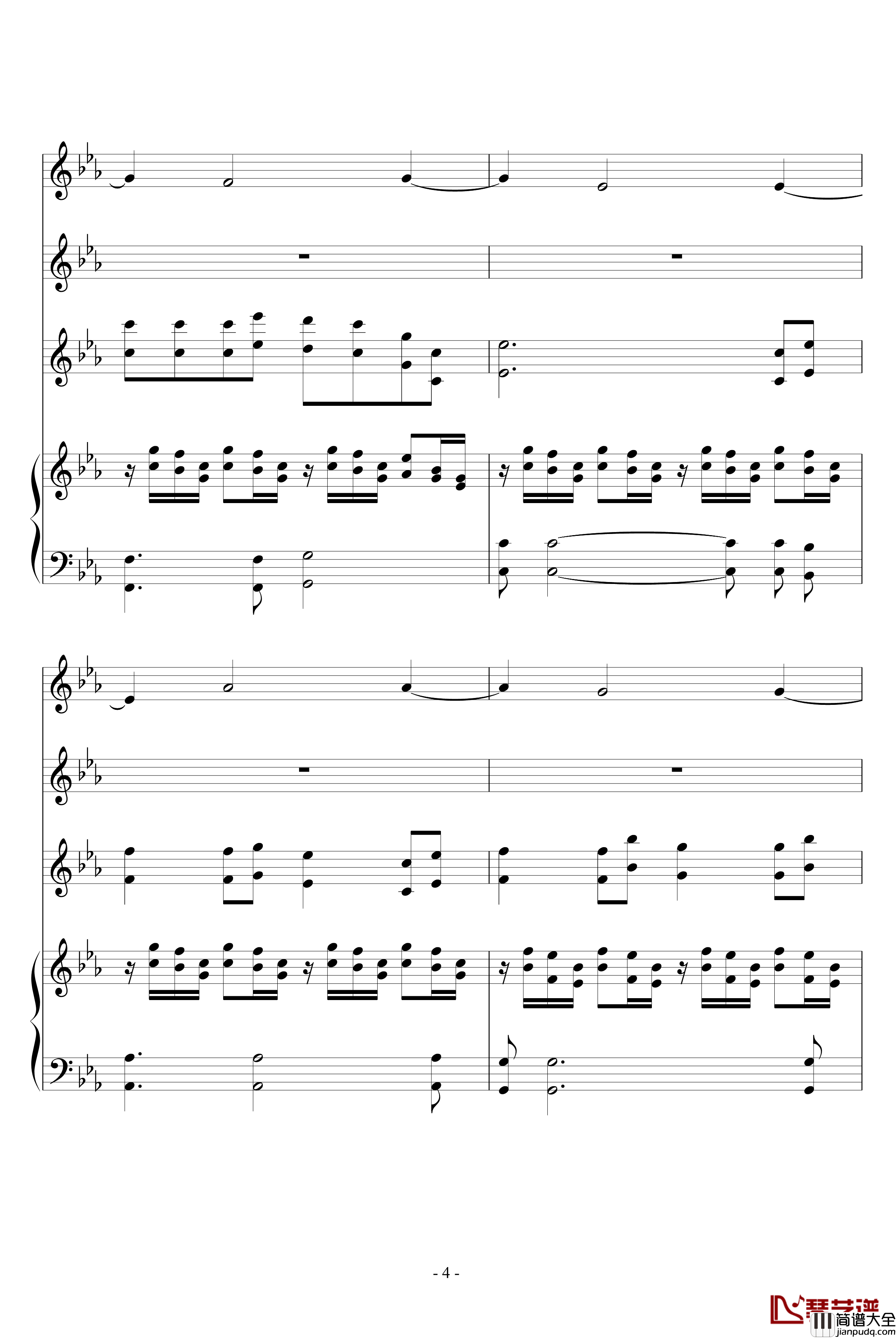 The_Path_of_the_Wind钢琴谱_器乐谱_龙猫_久石让