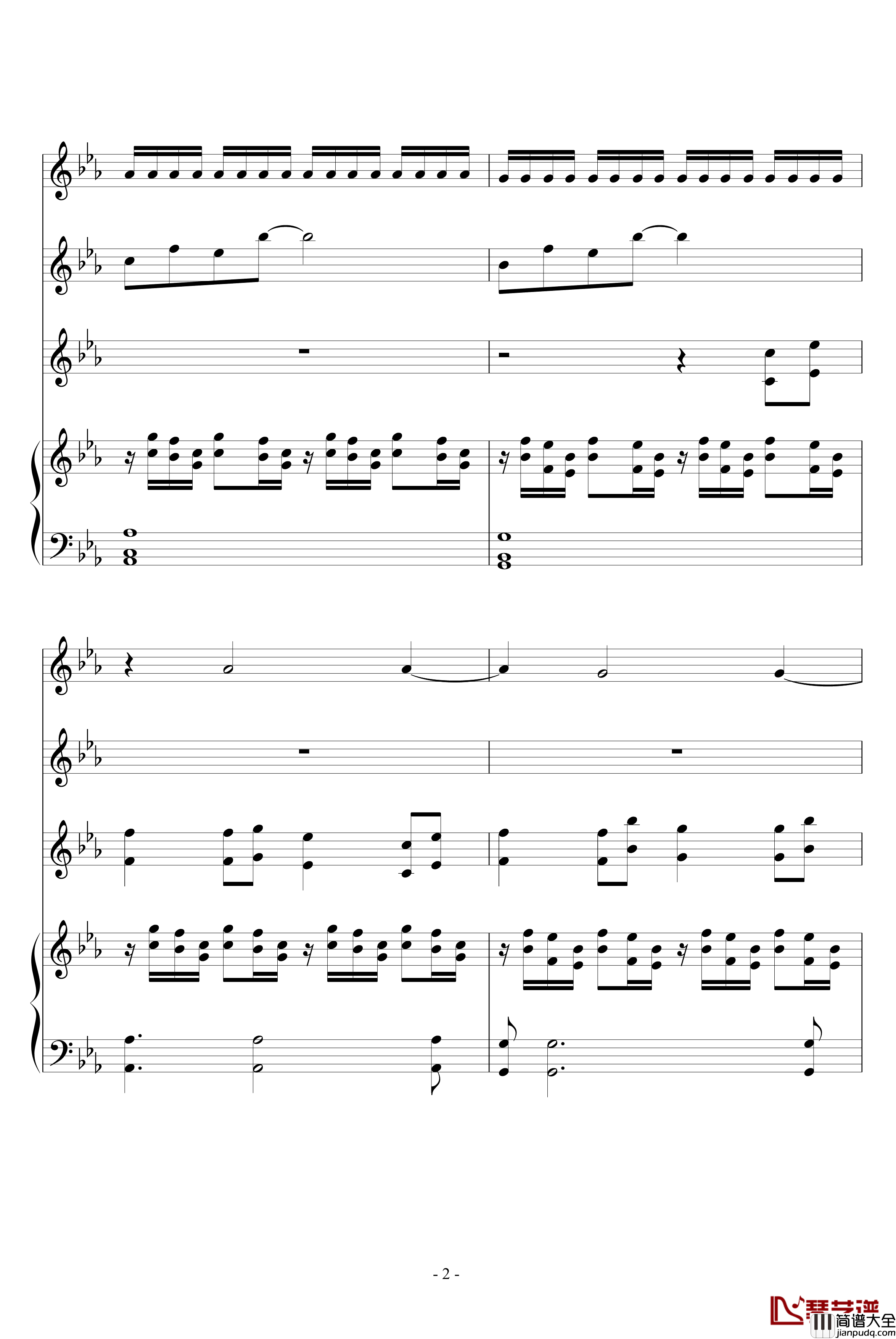 The_Path_of_the_Wind钢琴谱_器乐谱_龙猫_久石让