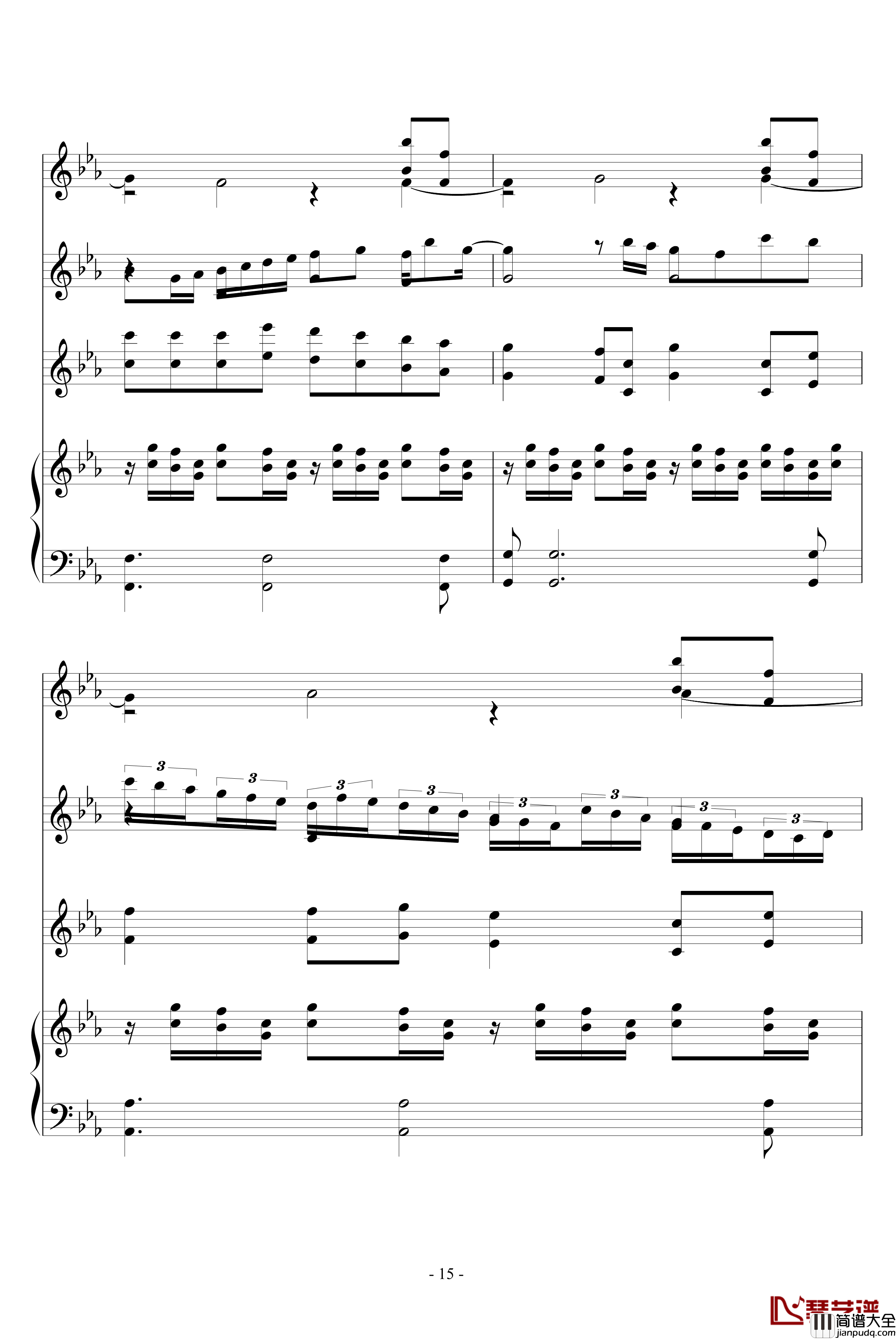 The_Path_of_the_Wind钢琴谱_器乐谱_龙猫_久石让