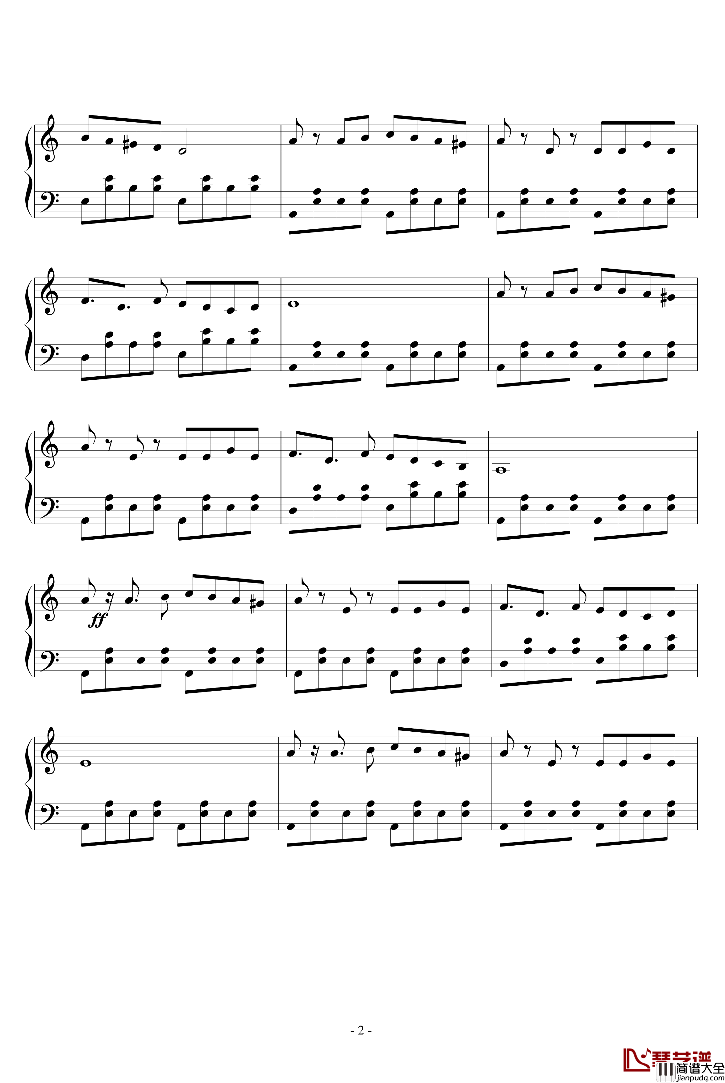 just_a_small_fry钢琴谱_尾浦游纪