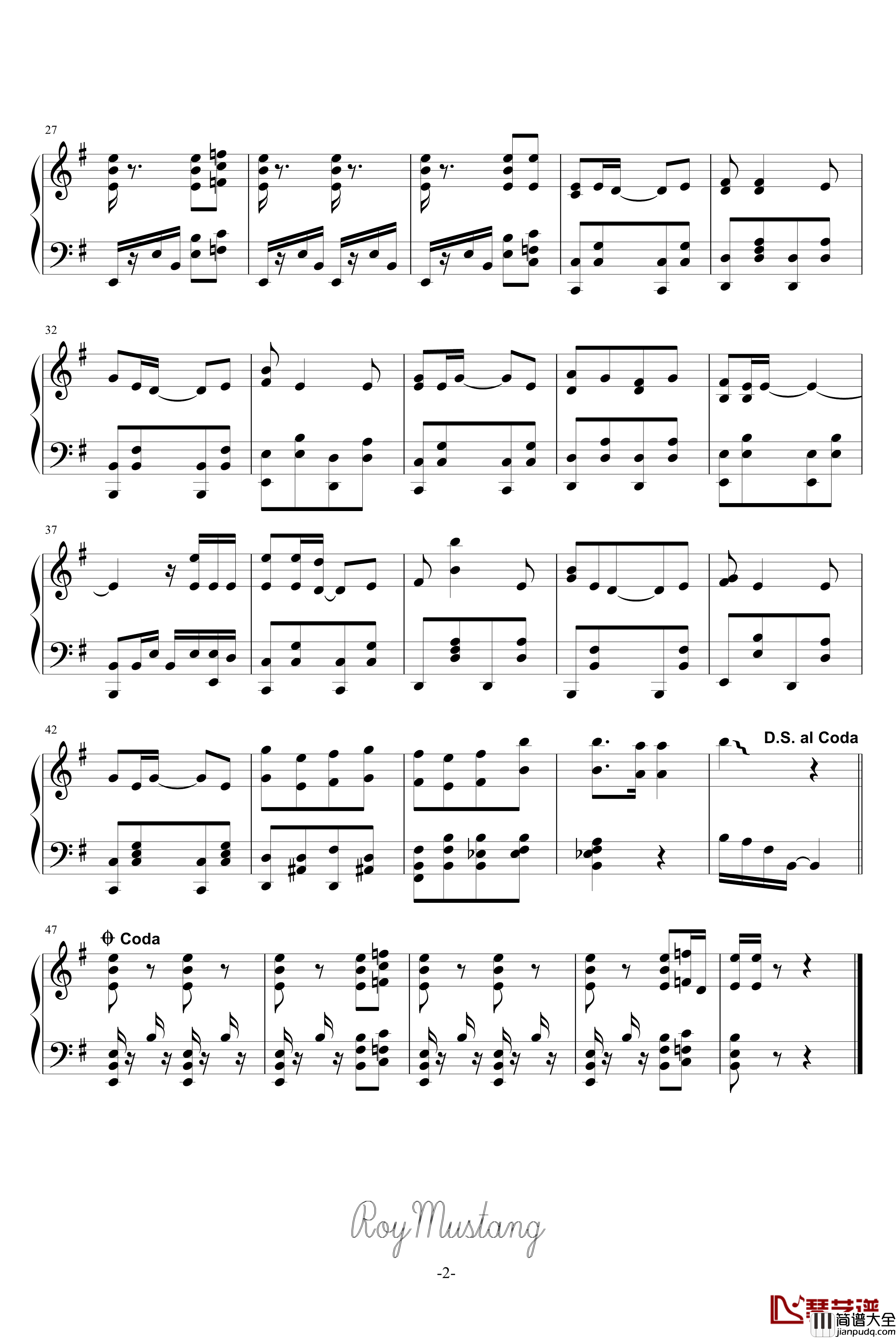 Don't_say“lazy”钢琴谱_动漫影视_K_ON!轻音