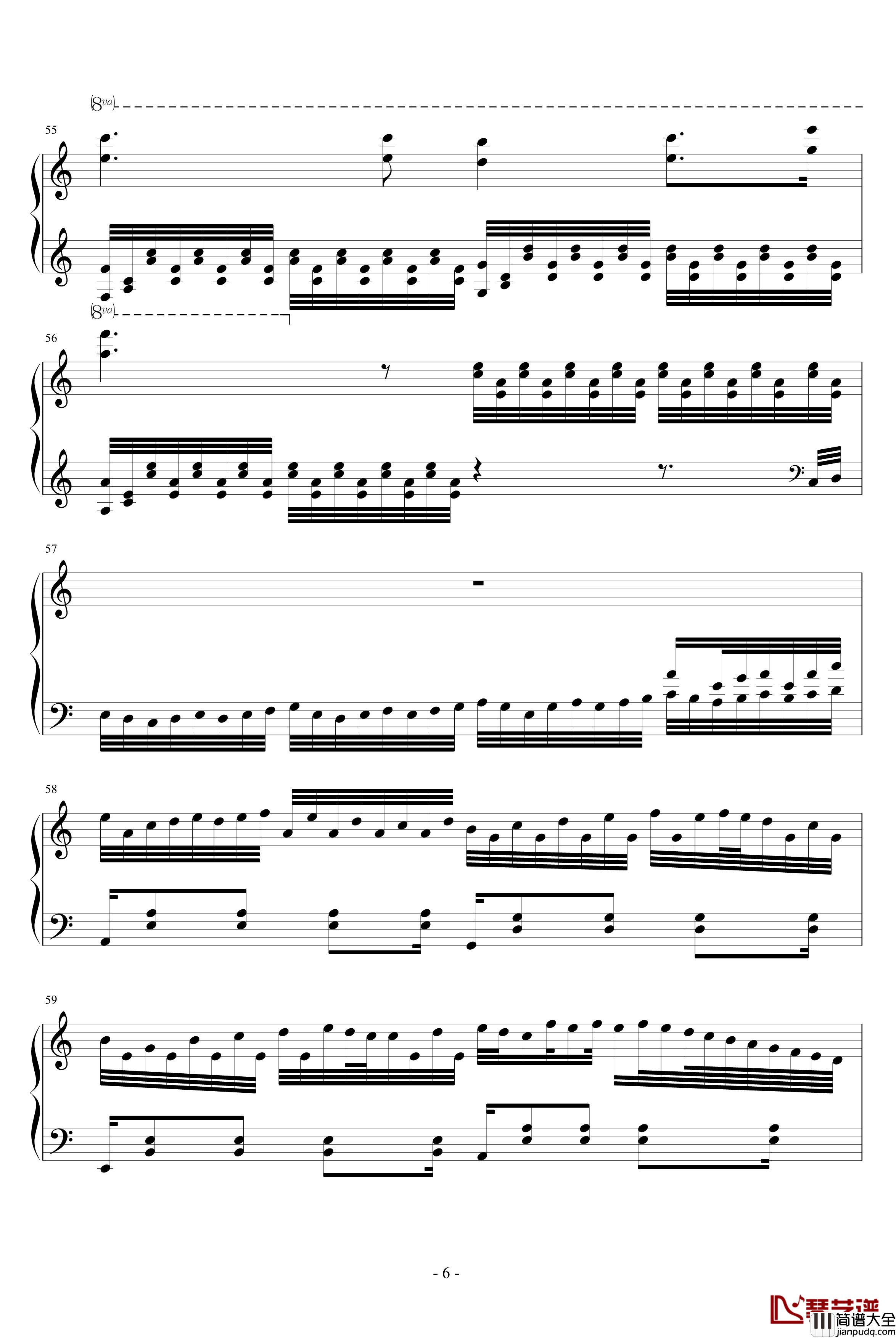 永恒钢琴谱_吥洅箛單