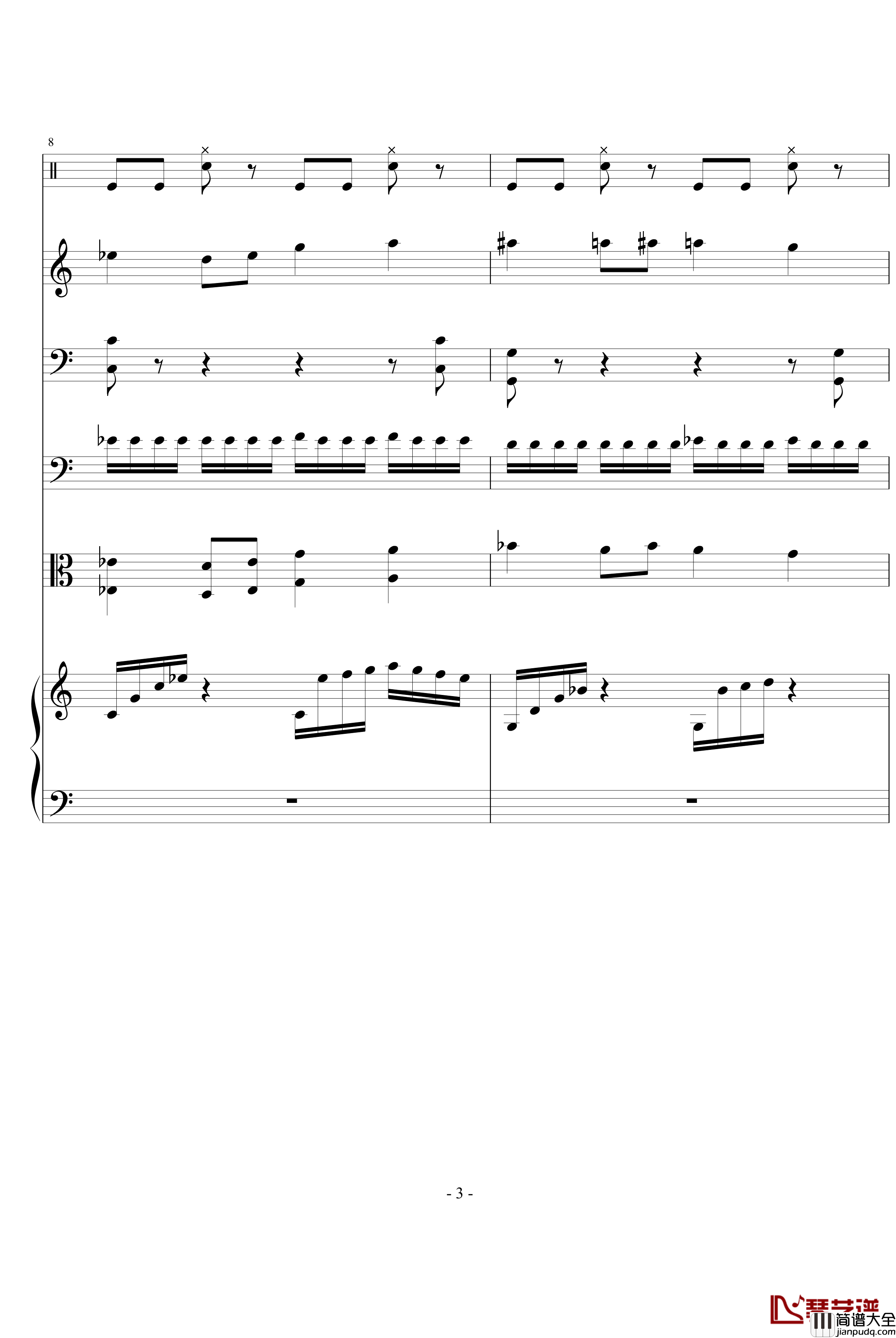 骑士精神钢琴谱_蔡依林