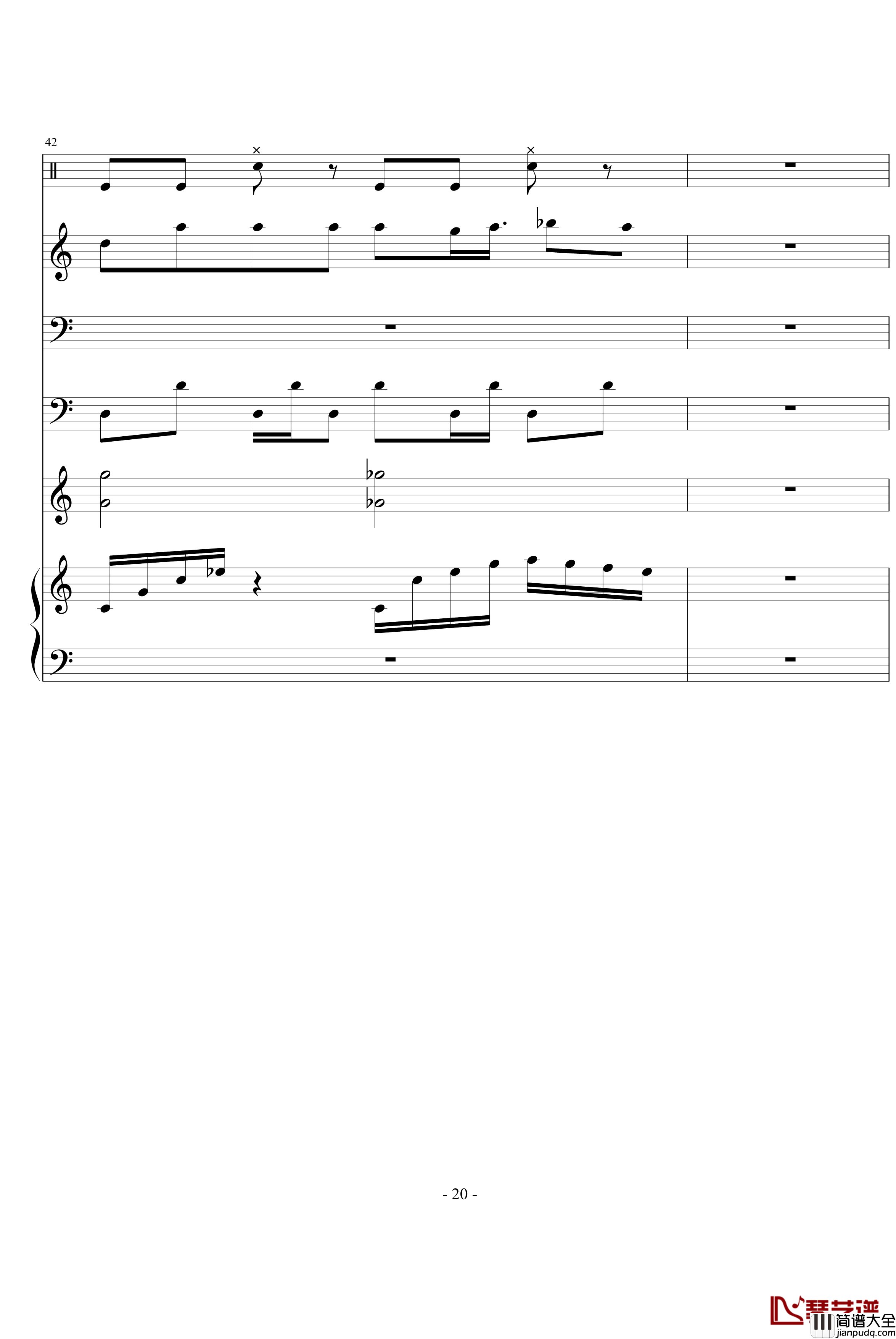 骑士精神钢琴谱_蔡依林