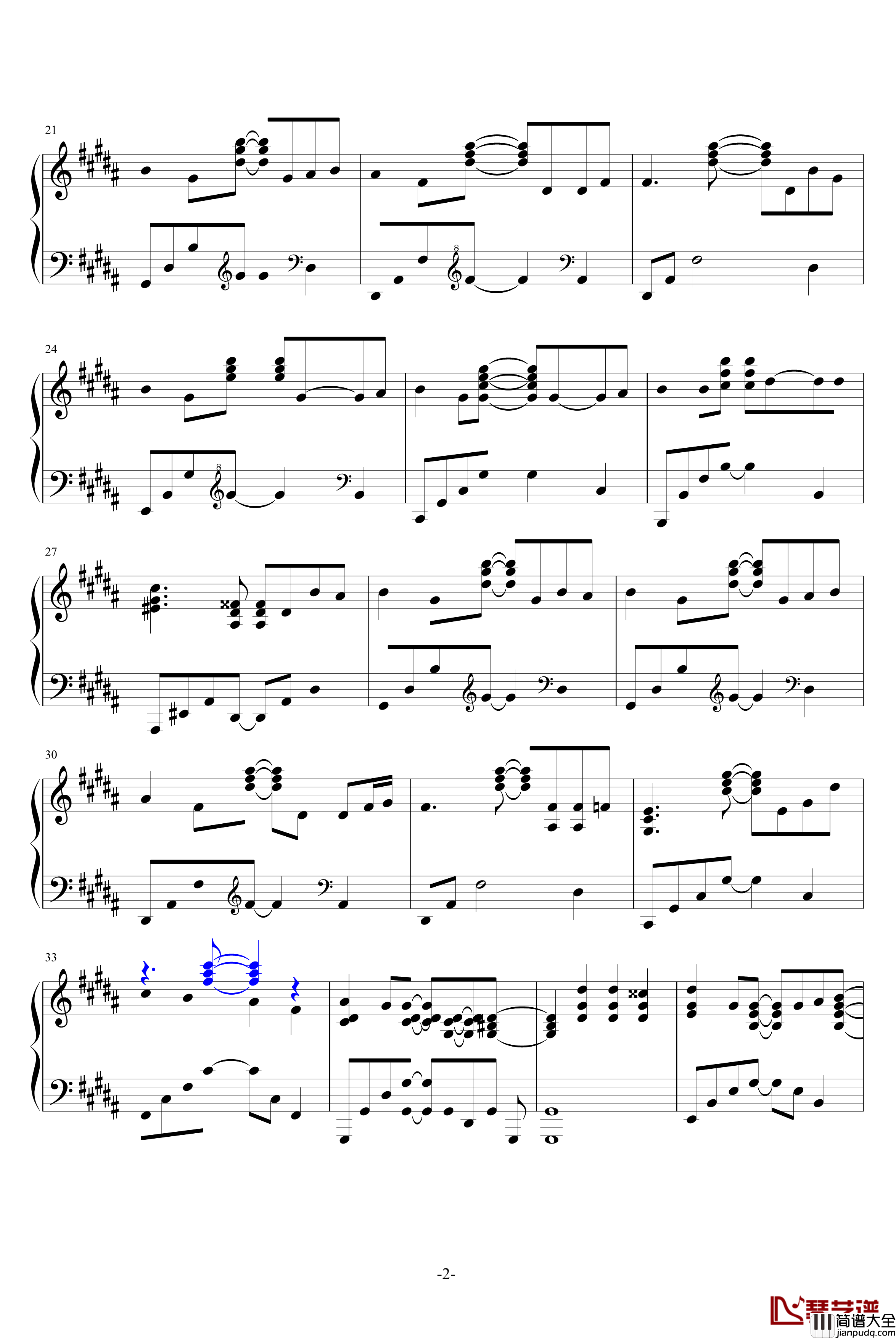 鼓动赤红色的罪钢琴谱_吸血鬼骑士