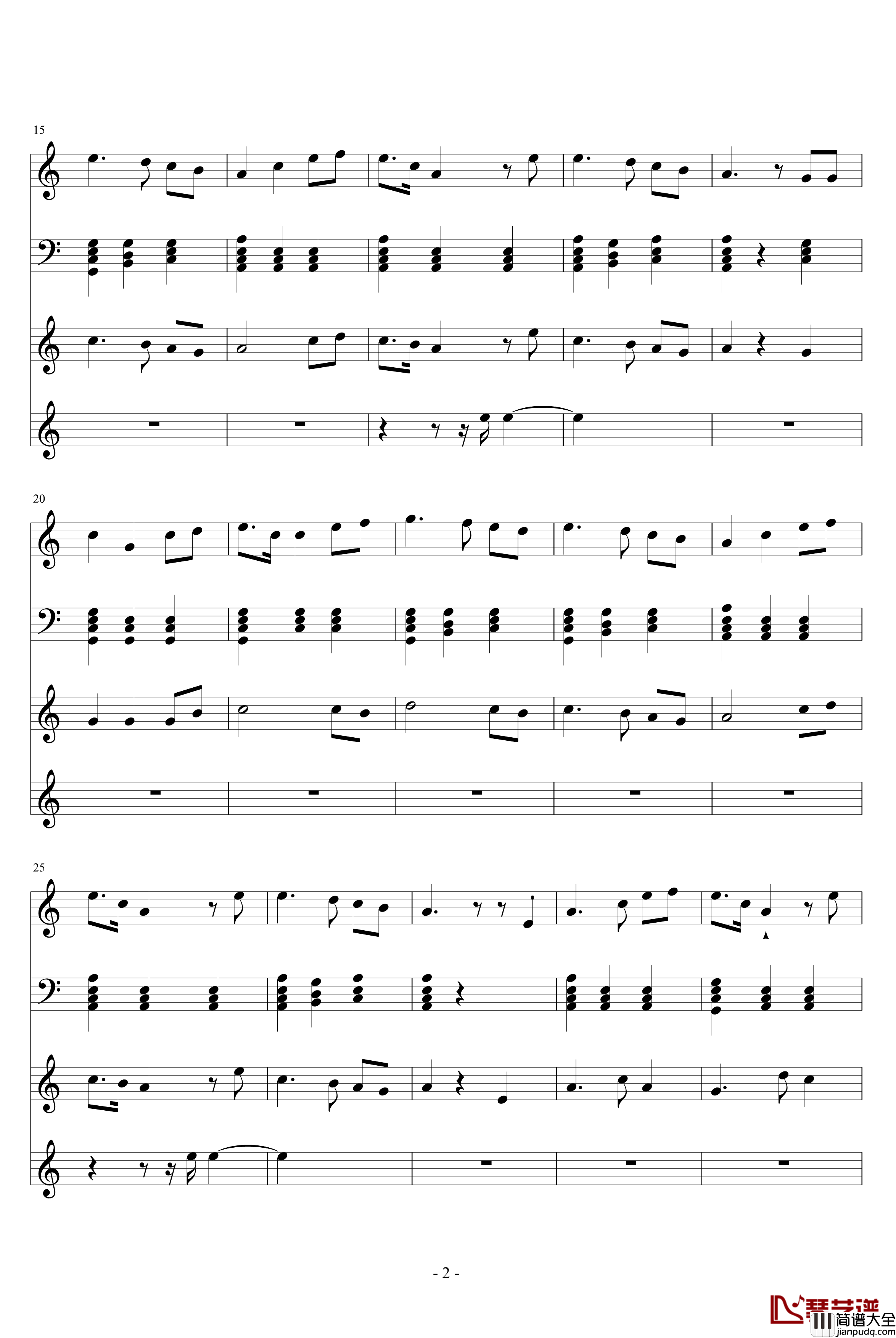 深海钢琴谱_动漫影视