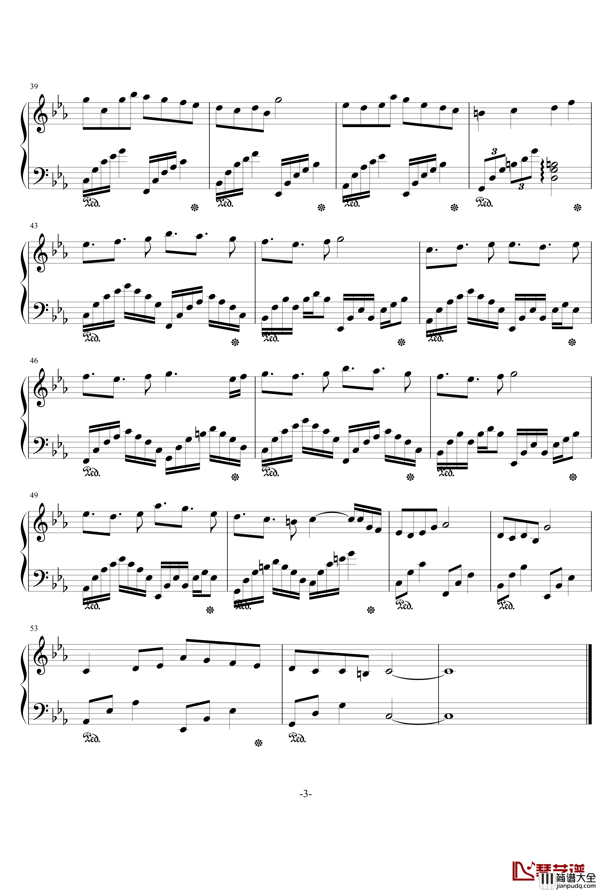 忧愁与快乐钢琴谱_PianoYZ