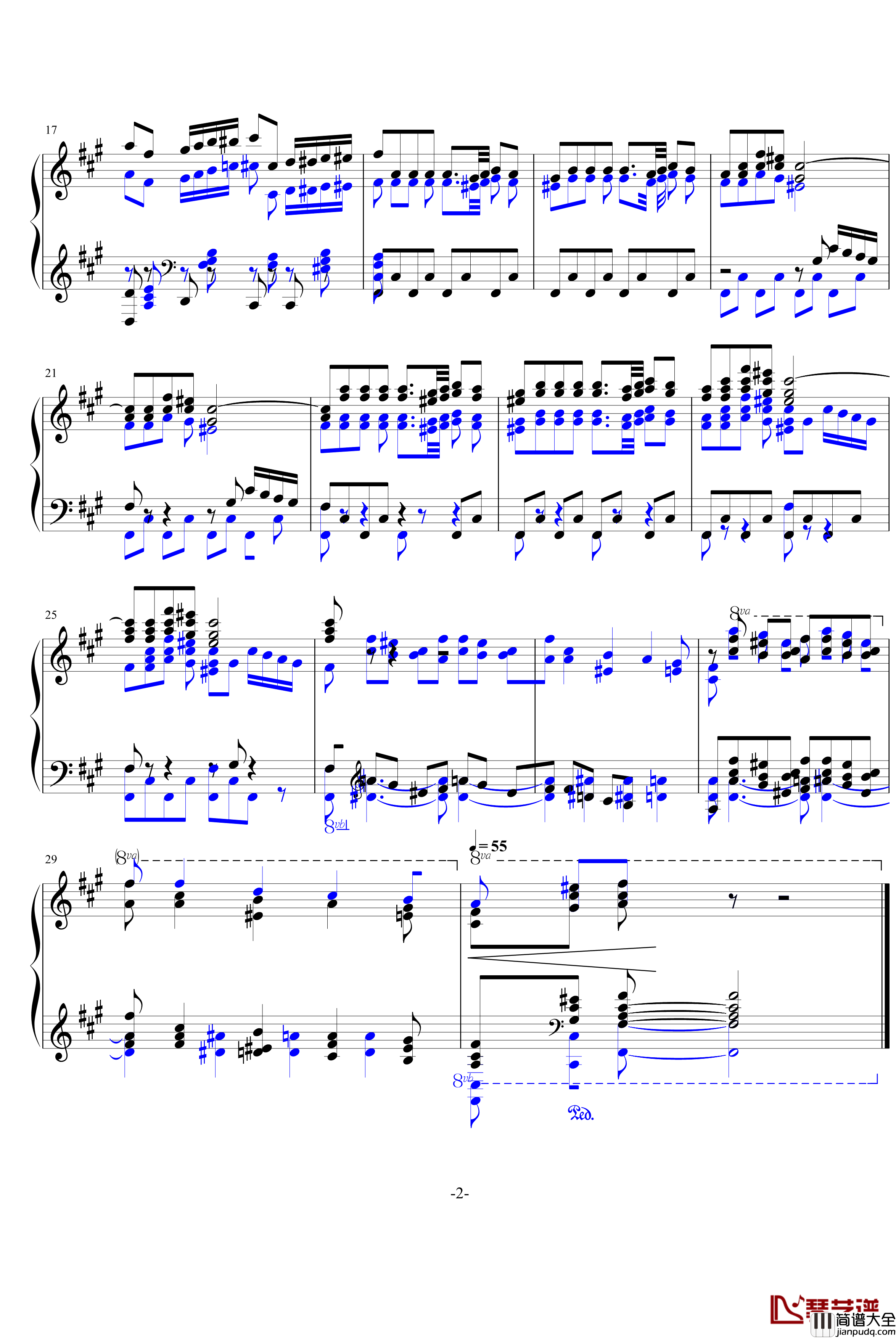 四小天鹅舞曲钢琴谱_复调_柴科夫斯基_Peter_Ilyich_Tchaikovsky