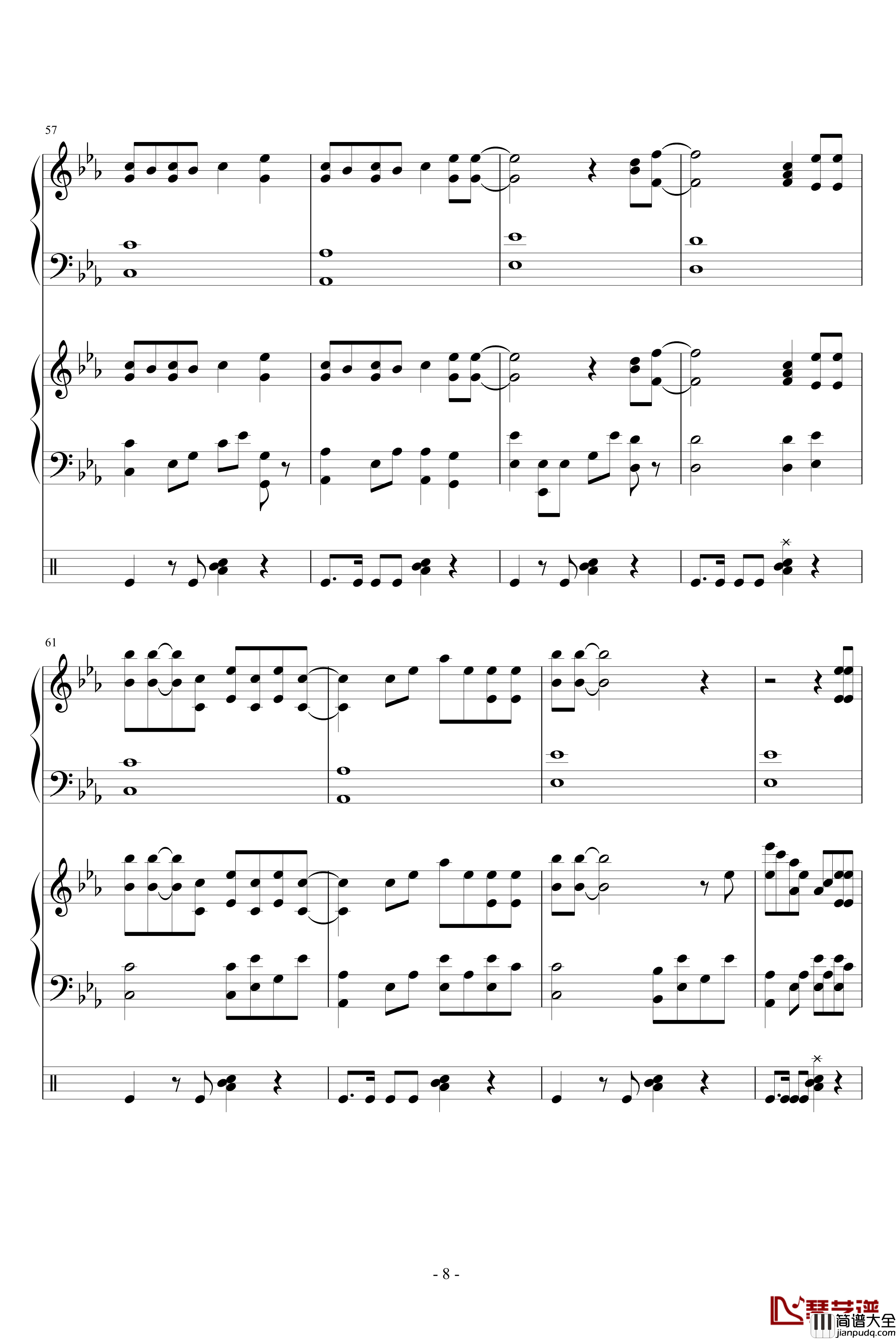 Apolpgize钢琴谱_嗜血的蝴蝶姬Y