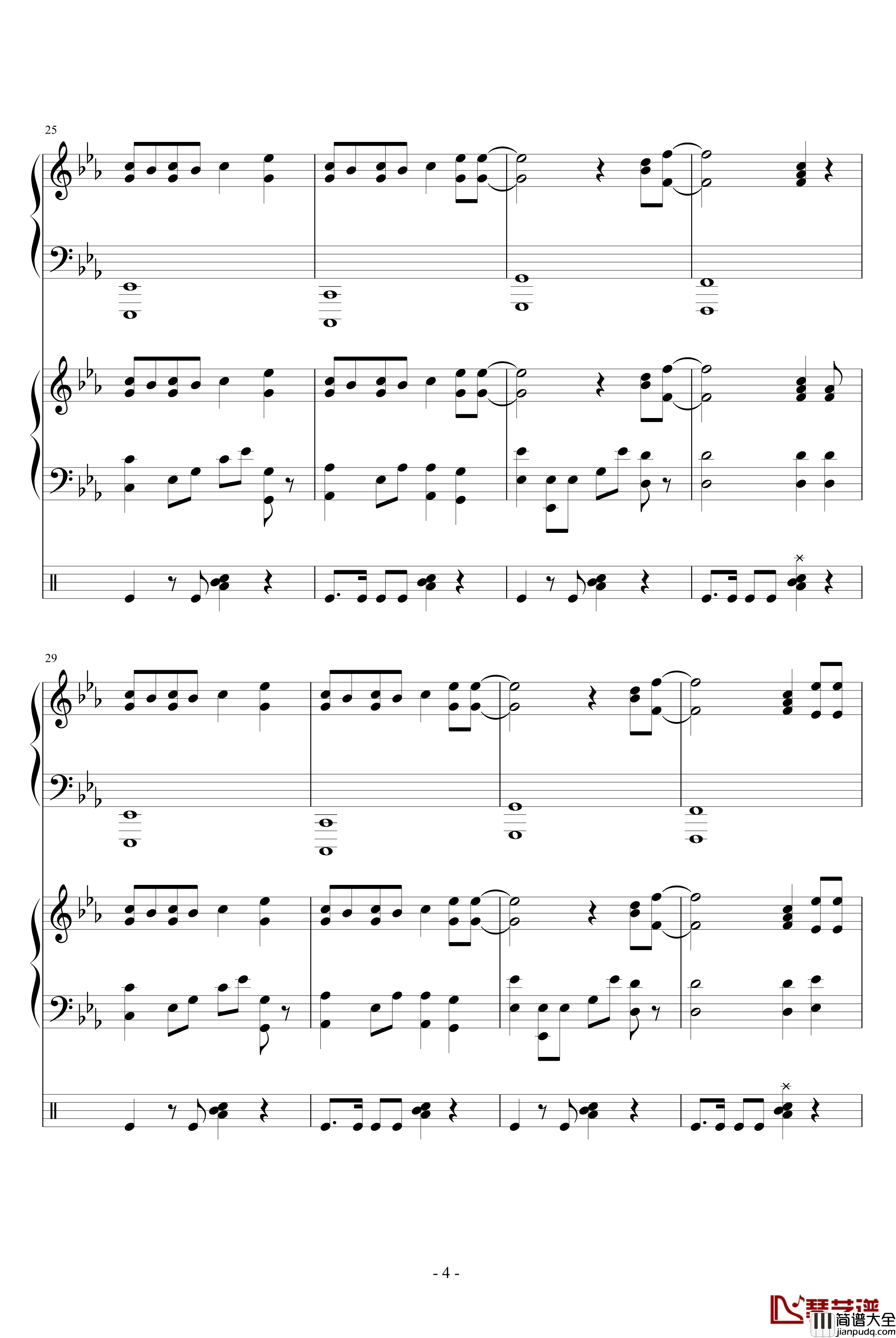 Apolpgize钢琴谱_嗜血的蝴蝶姬Y