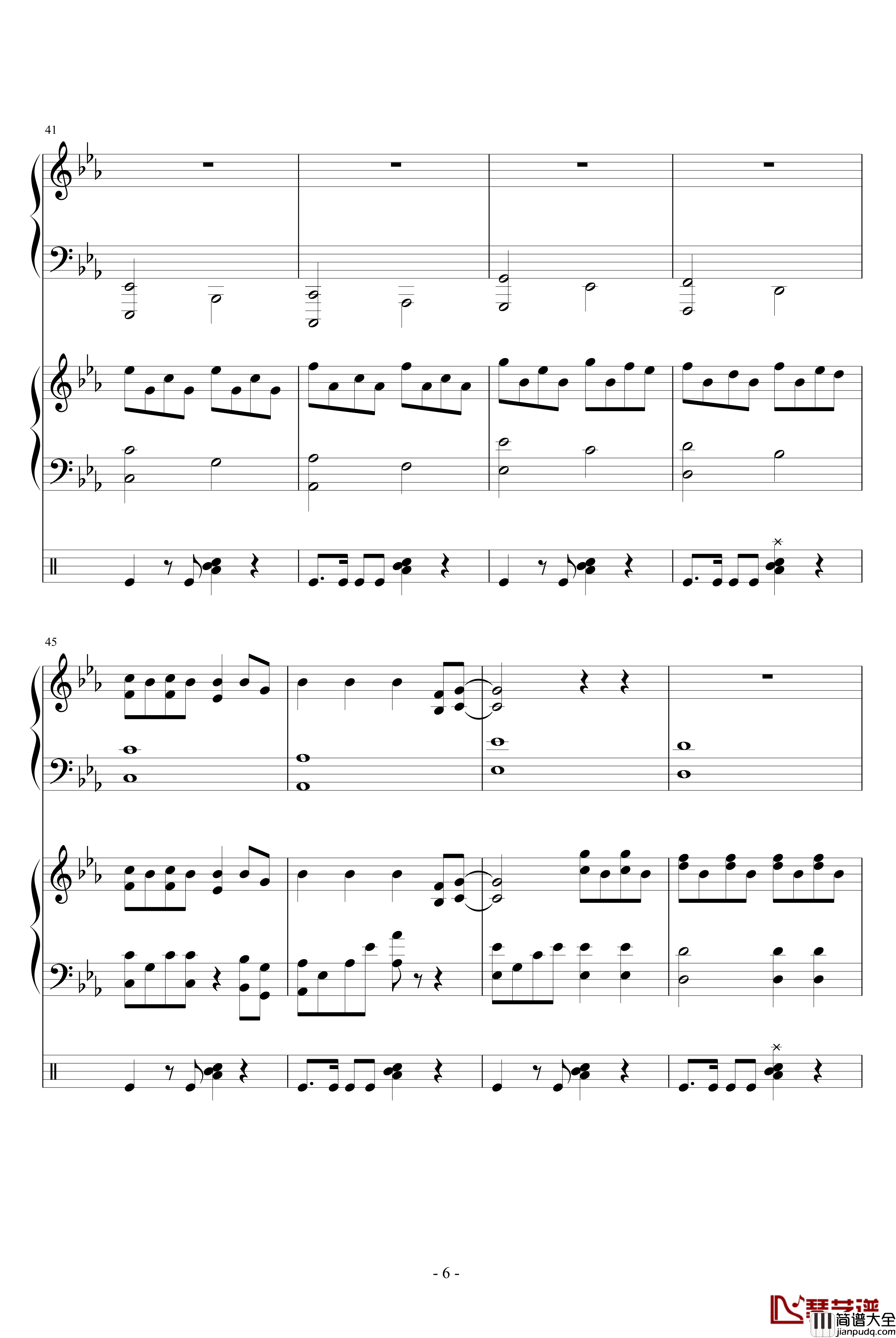 Apolpgize钢琴谱_嗜血的蝴蝶姬Y