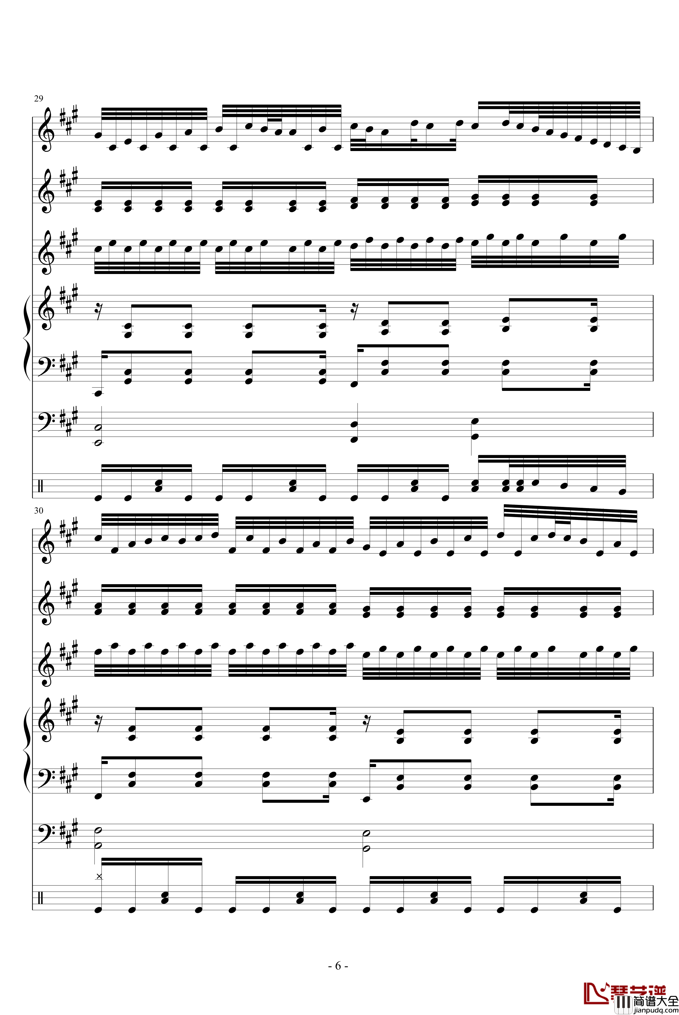 永恒钢琴谱_总谱_吥洅箛單