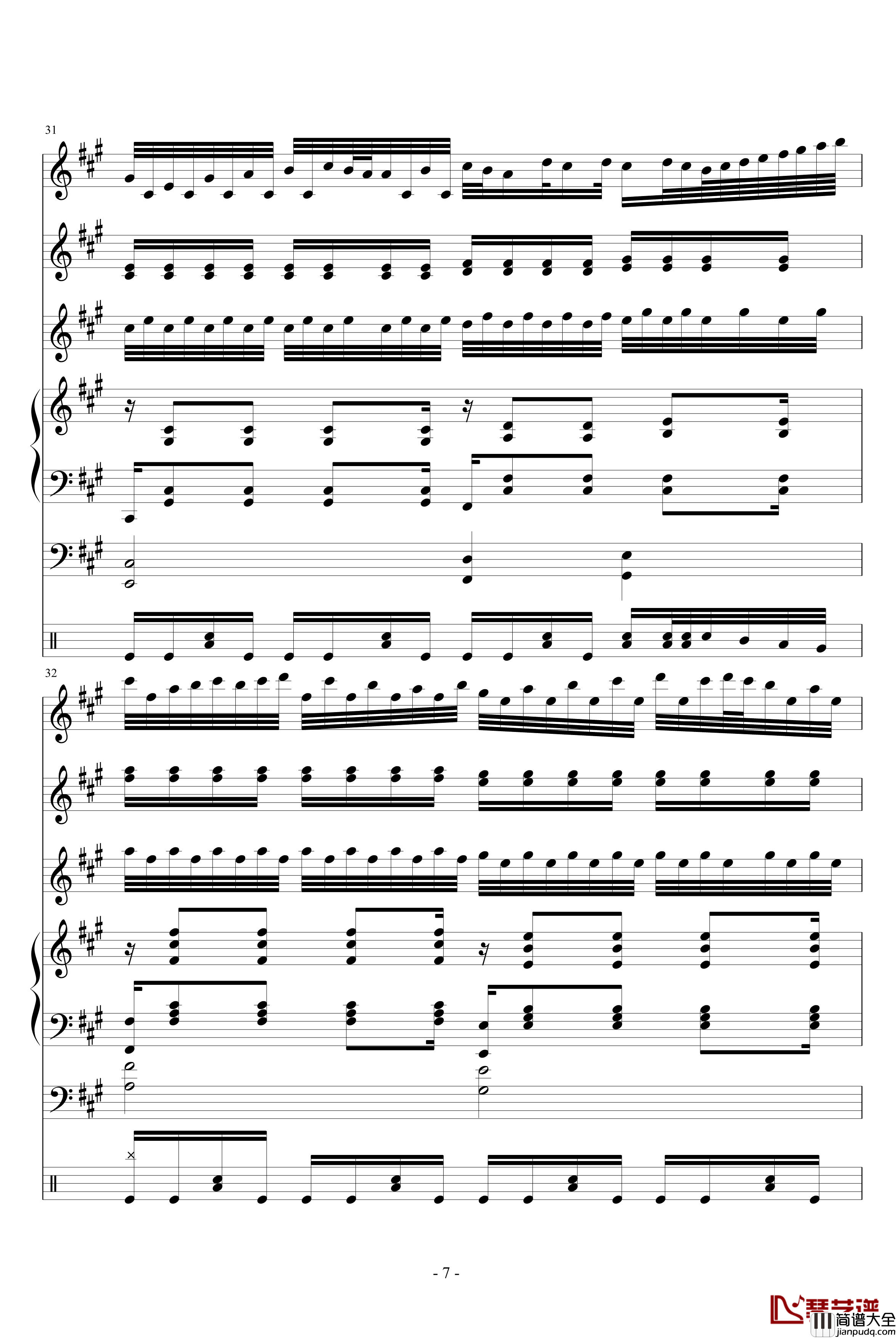 永恒钢琴谱_总谱_吥洅箛單