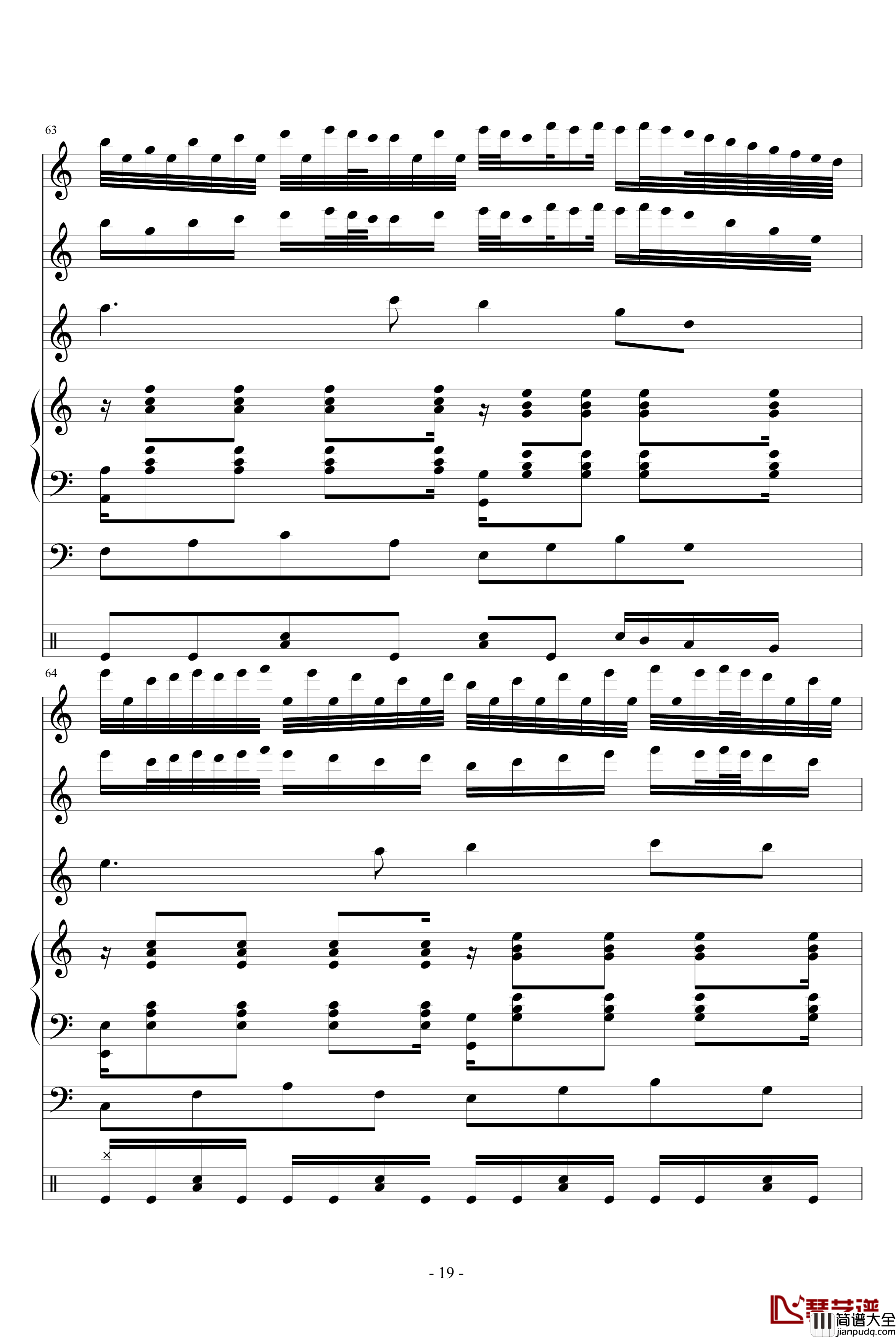 永恒钢琴谱_总谱_吥洅箛單