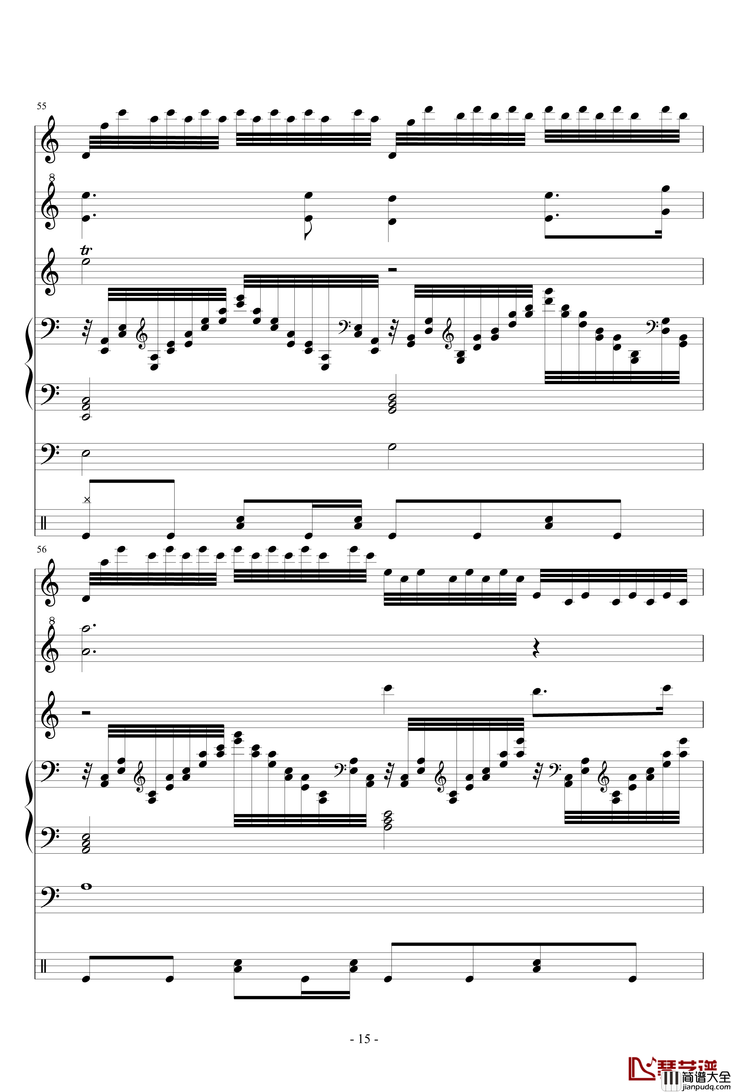 永恒钢琴谱_总谱_吥洅箛單