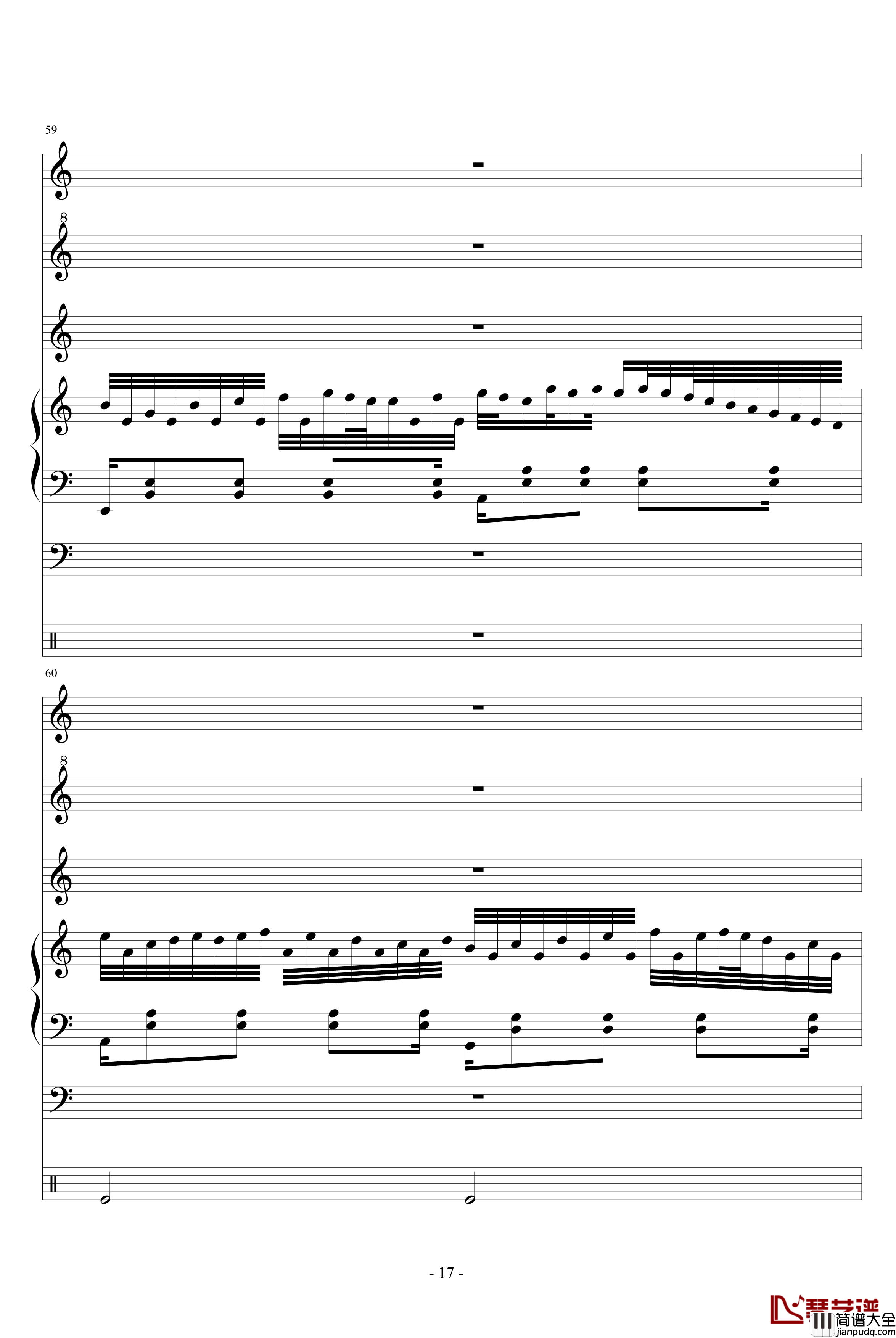 永恒钢琴谱_总谱_吥洅箛單