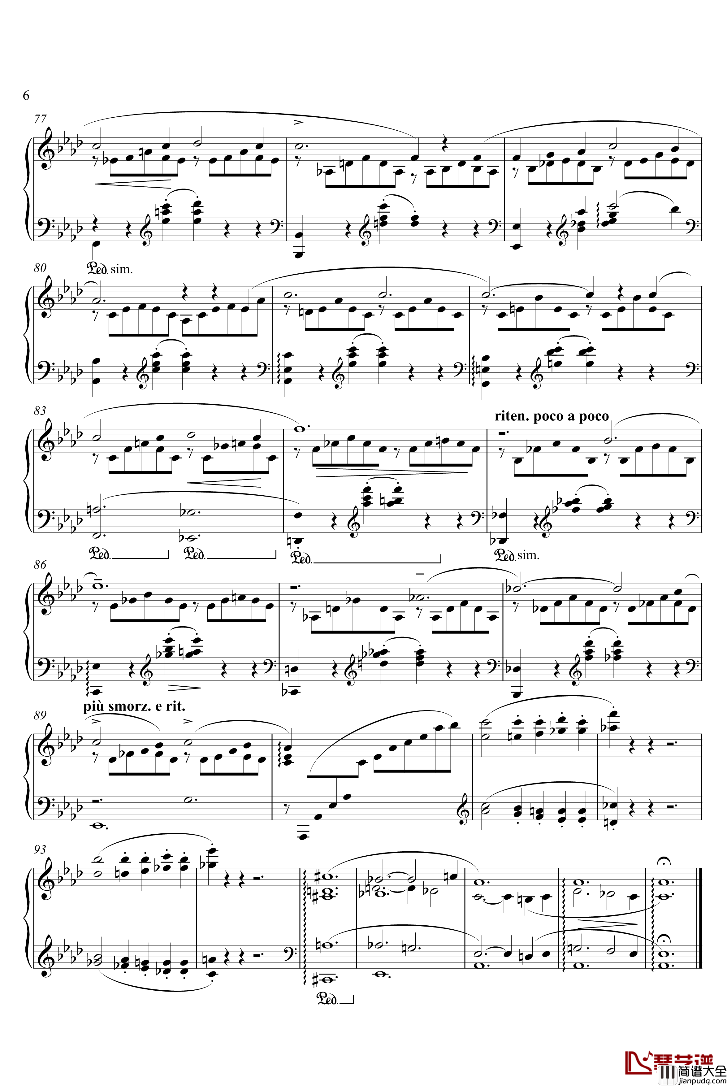 Liebestraume钢琴谱_Dreams_of_Love