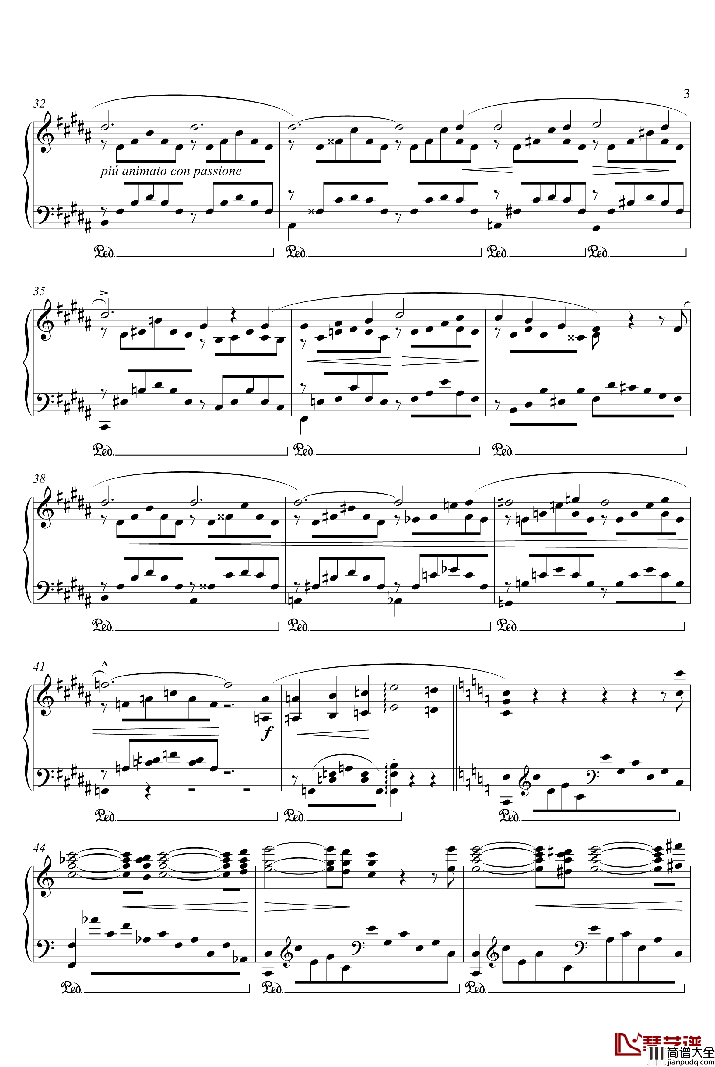 Liebestraume钢琴谱_Dreams_of_Love