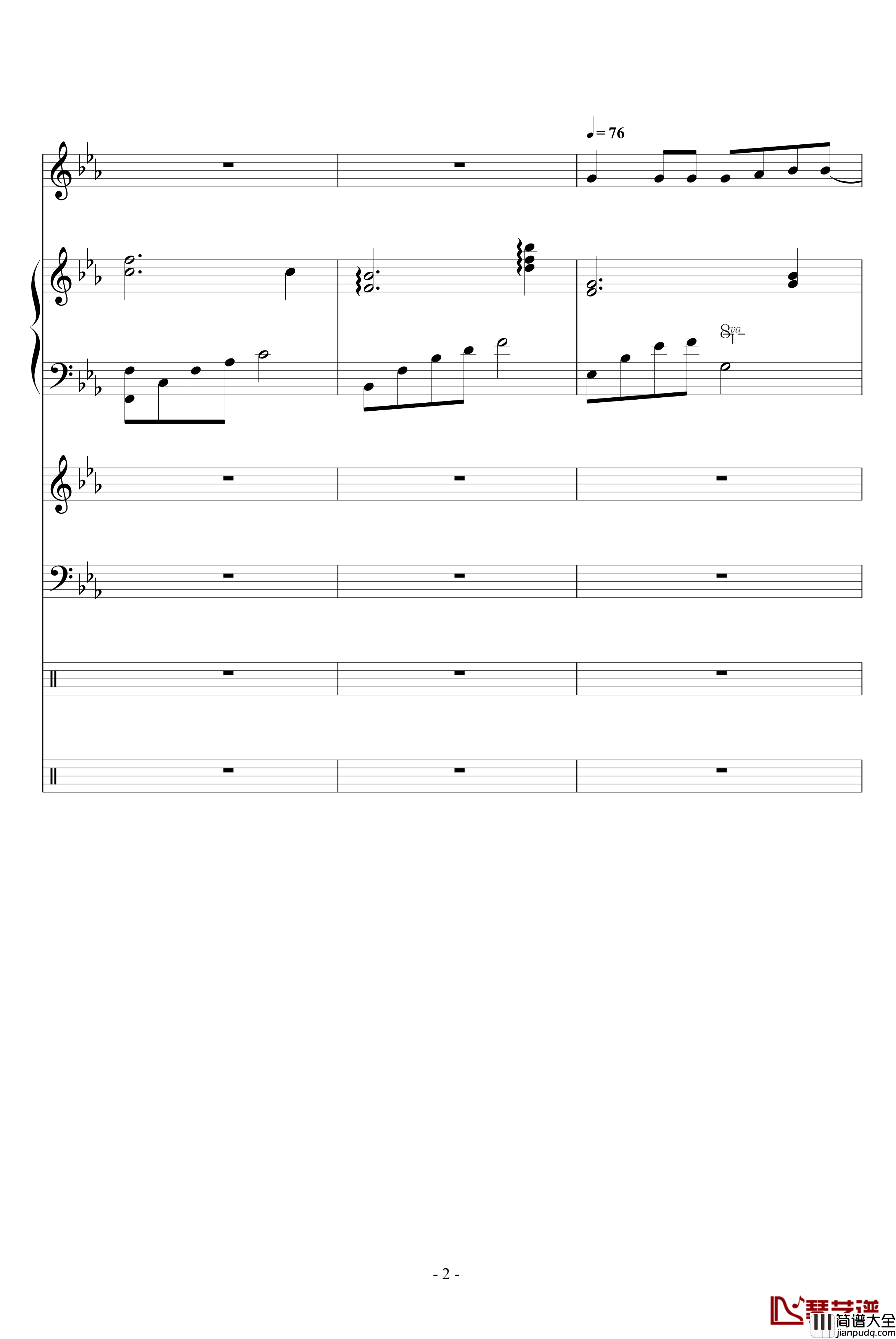 过去的幸福钢琴谱_CanonJ