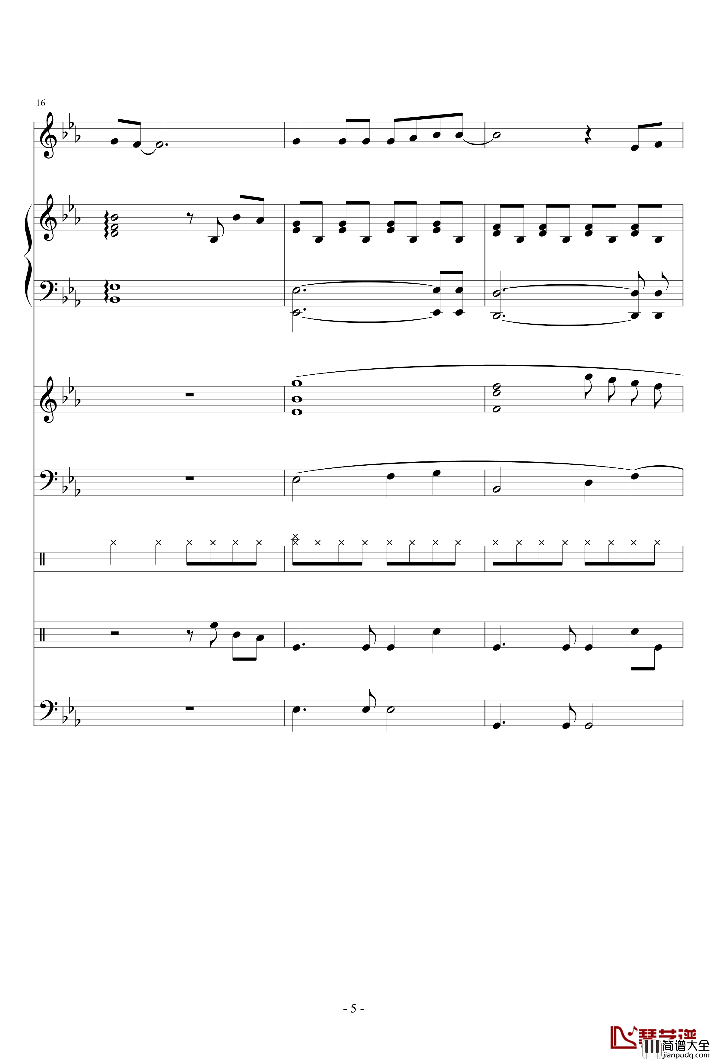 过去的幸福钢琴谱_CanonJ