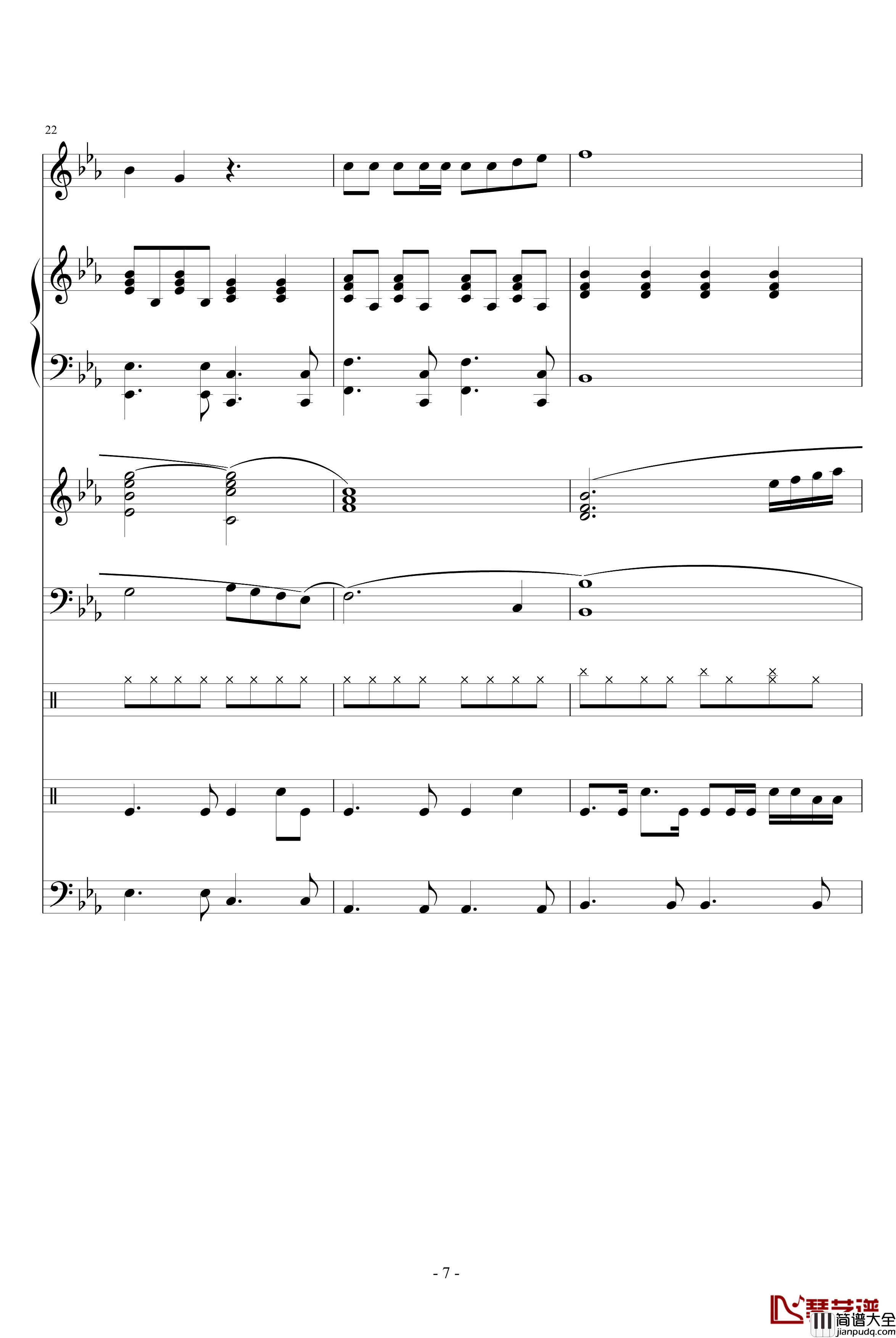 过去的幸福钢琴谱_CanonJ