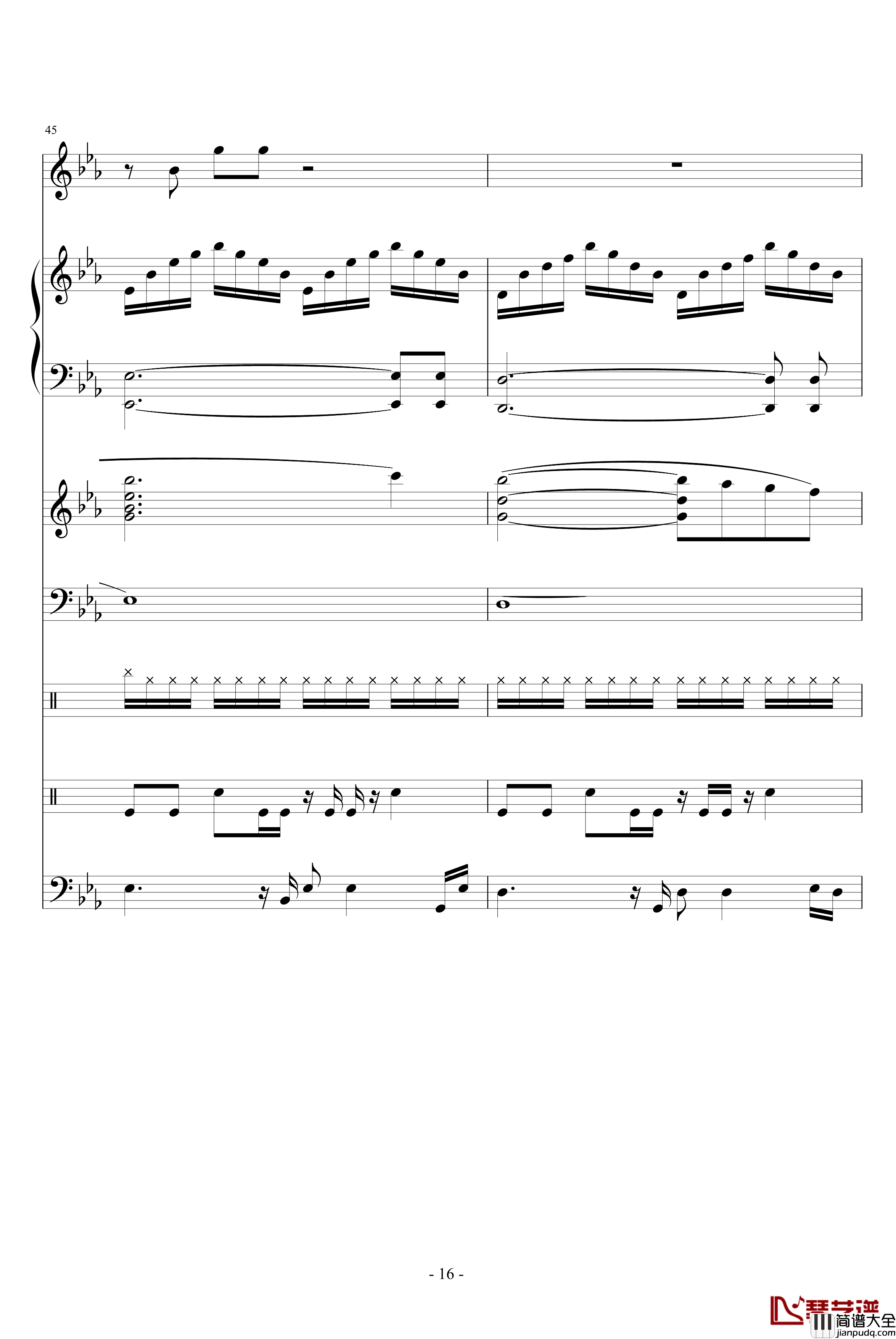 过去的幸福钢琴谱_CanonJ