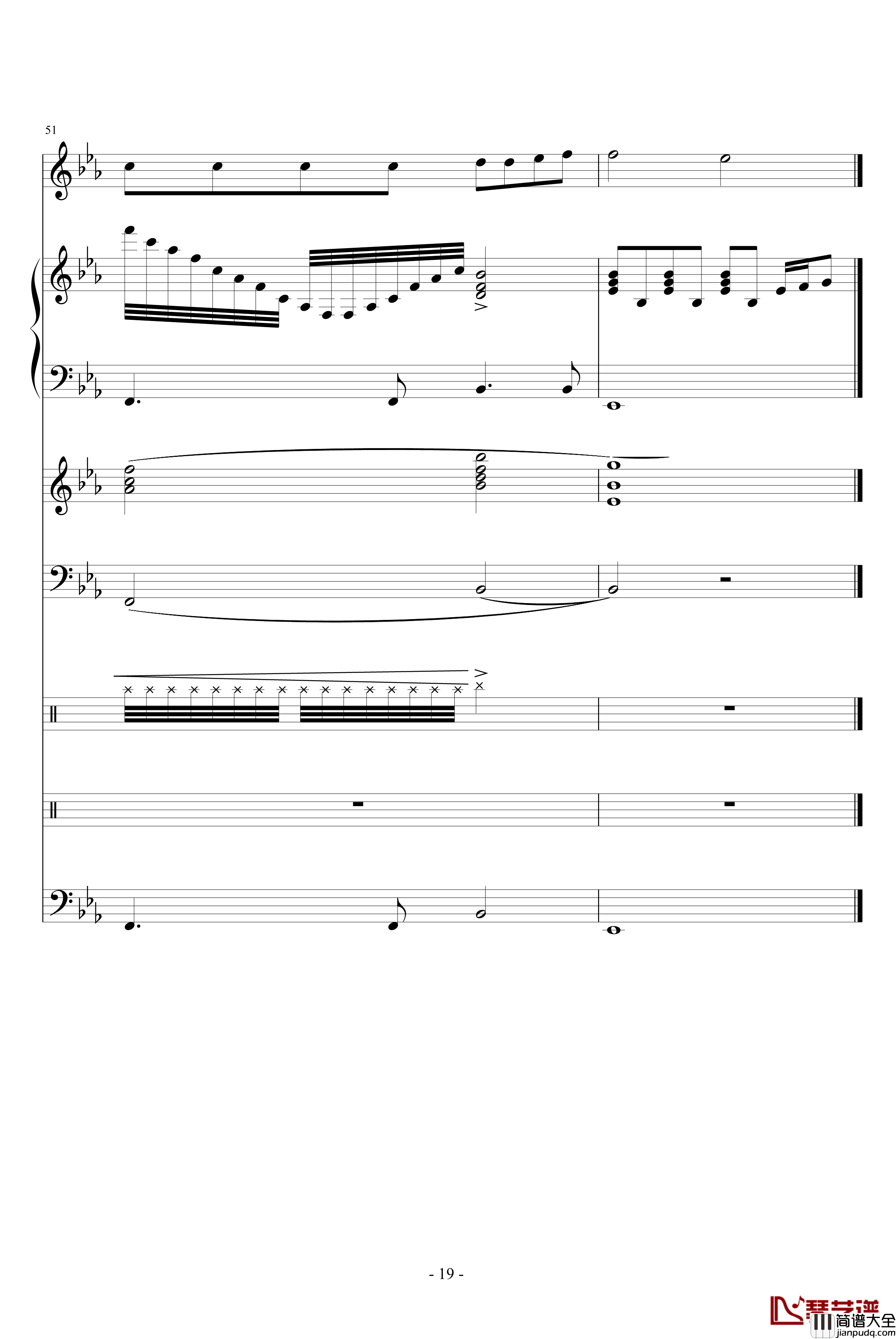 过去的幸福钢琴谱_CanonJ