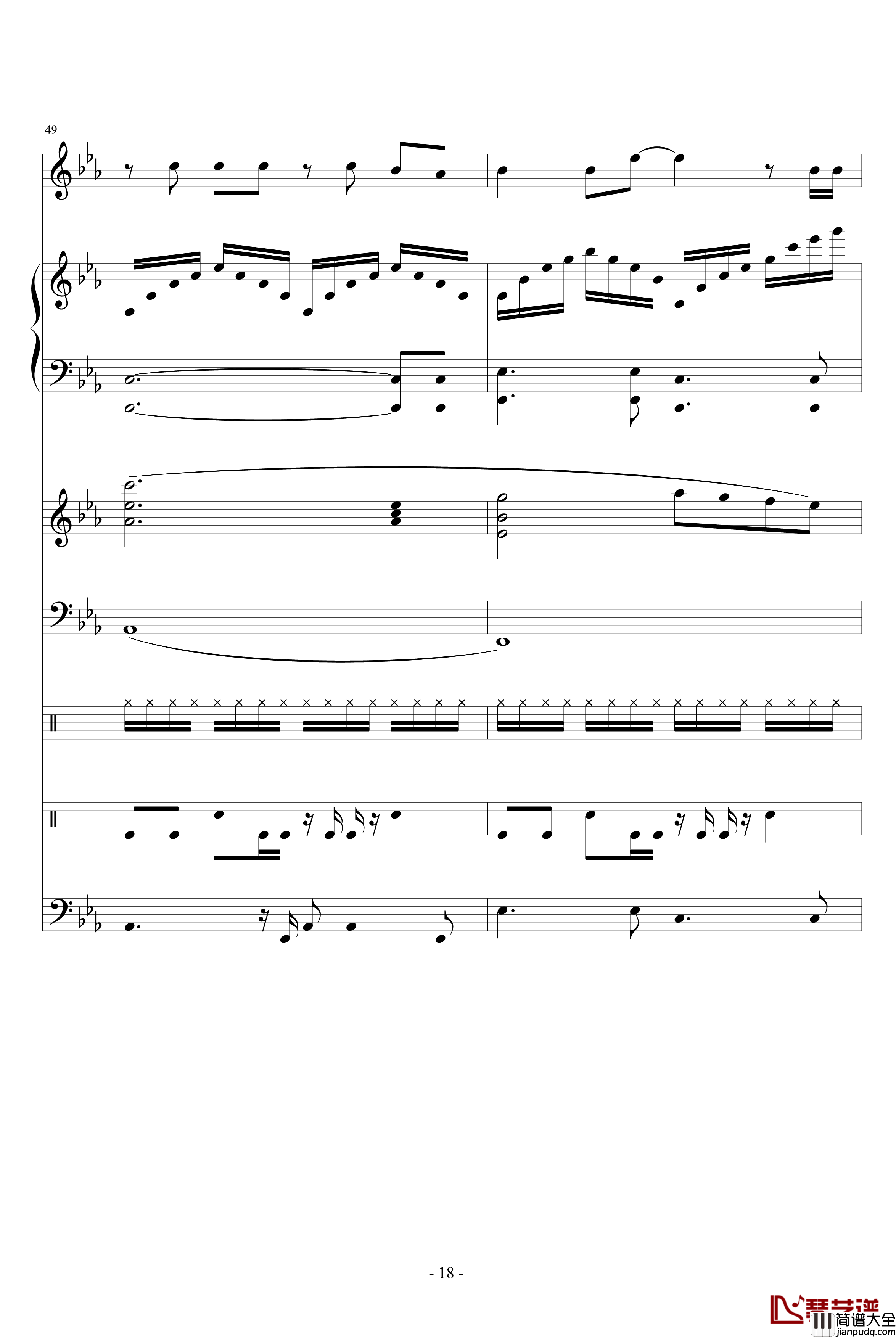 过去的幸福钢琴谱_CanonJ